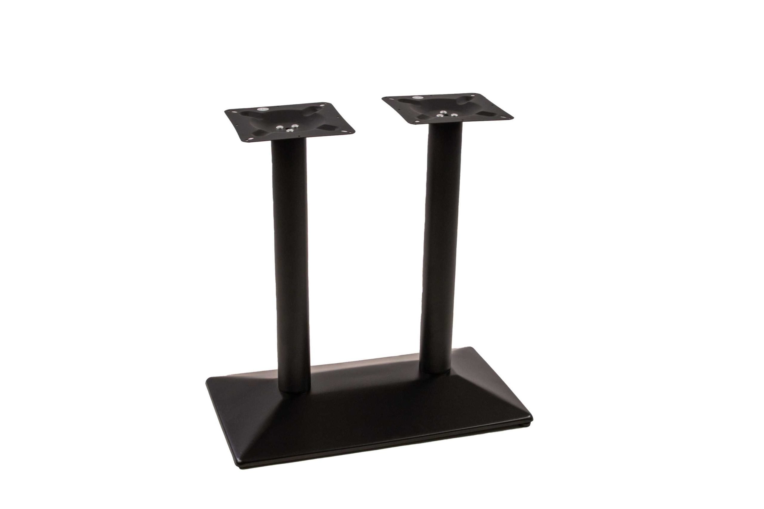 Tischgestell Bistrotische & Esstische Standfuß Doppelsäule 40x70x72 cm schwarz