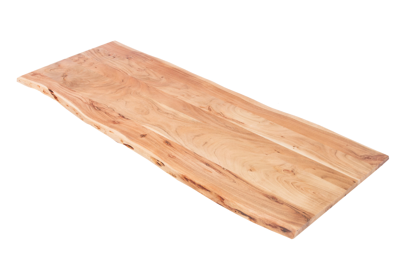  Tischplatte Baumkante Akazie Natur 160 x 60 cm CURT