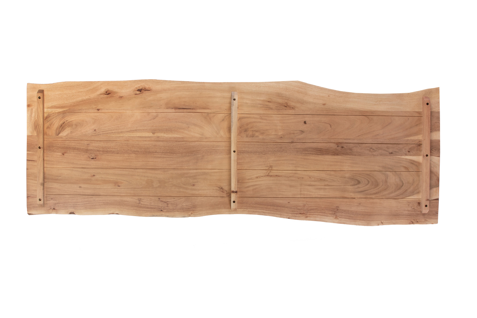  Tischplatte Baumkante Akazie Natur 180 x 60 cm CURT