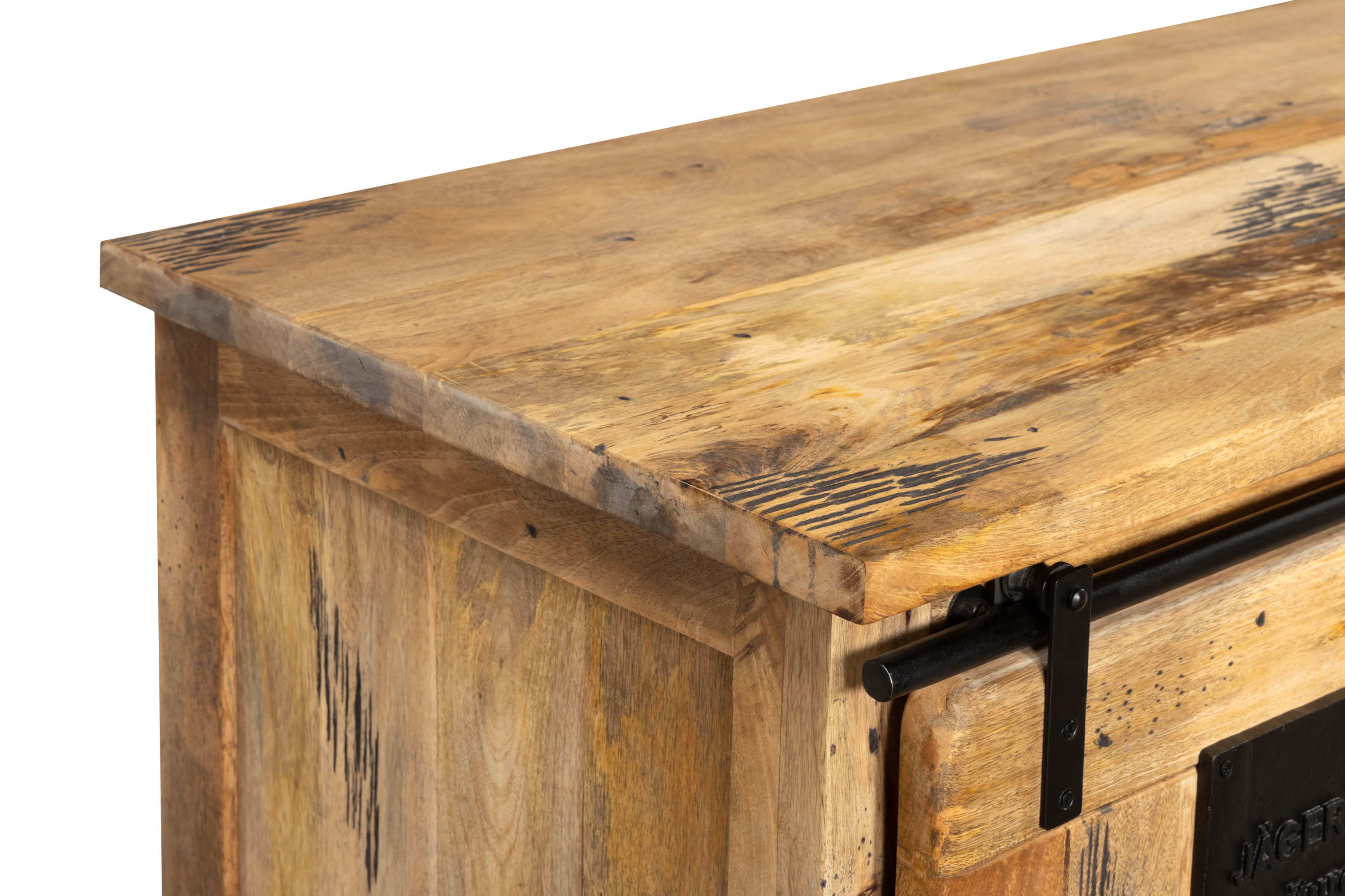Lowboard Kommode TV-Board Mango massiv vintage 180 x 50 x 55 cm LIBRO