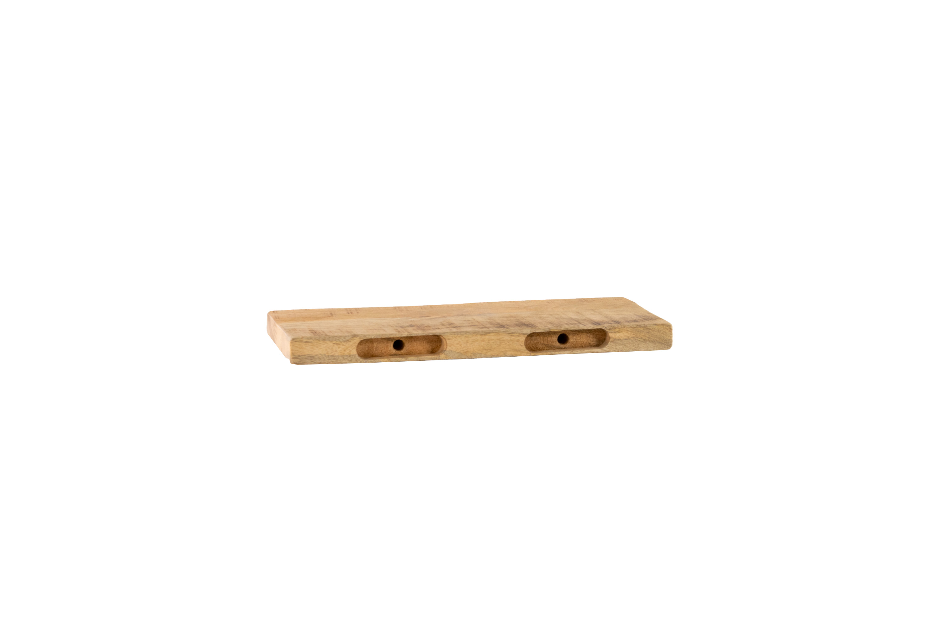Steckboard mit Baumkante Wandregal Mango rough lackiert 50 x 20 Amanda