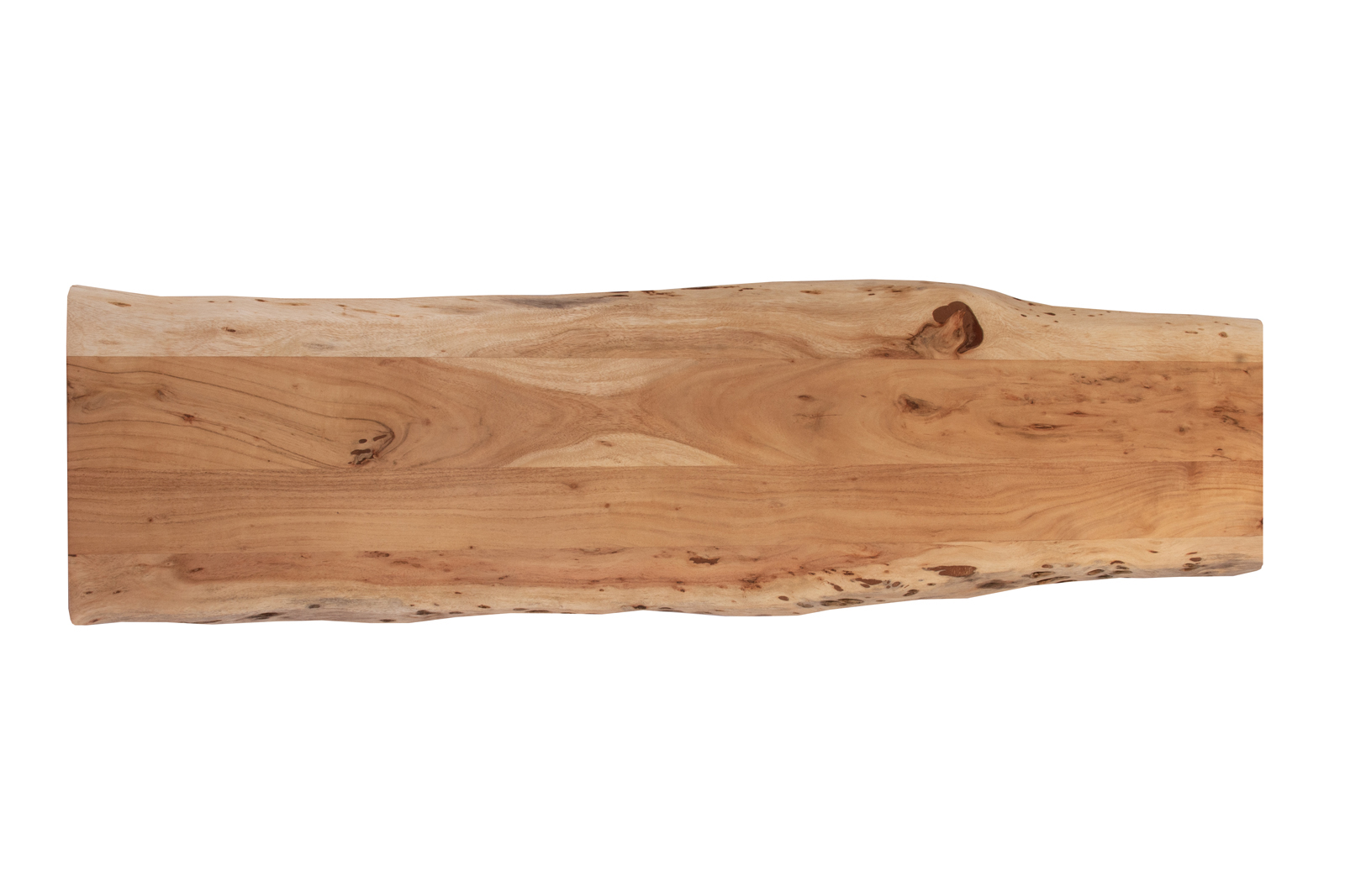  Tischplatte Baumkante Akazie Natur 160 x 40 cm CURTIS