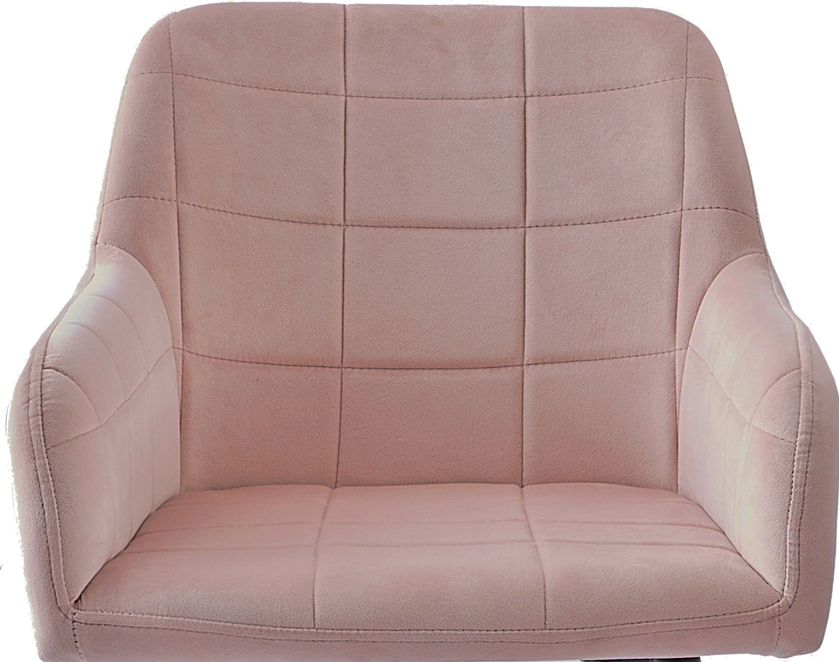  Esszimmer Armlehnstuhl Samt rosa schwarz Metallbeine LARS