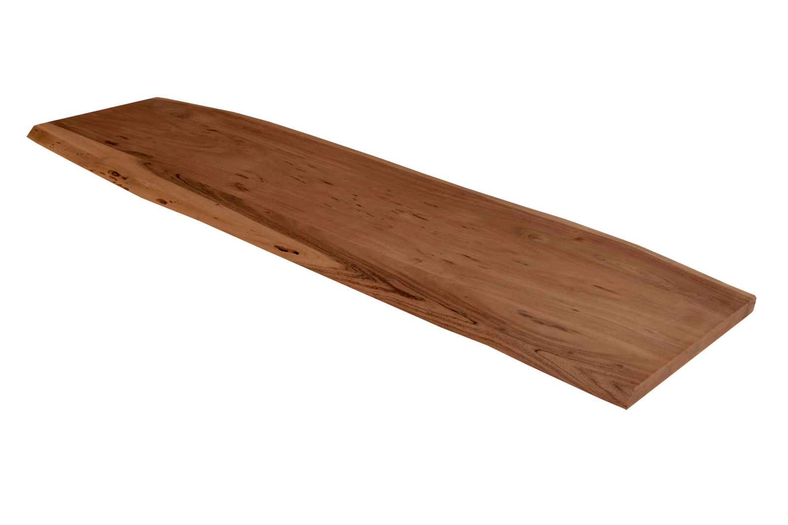  Tischplatte Baumkante Akazie Nuss 140 x 40 cm CURTIS