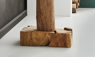  Garderobe Kleiderständer 40 x 25 x 185 cm Teak Zagon