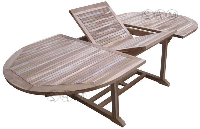  Gartenmöbel Set 7tlg Teak Gartentisch ausziehbar 180-240 cm ARUBA