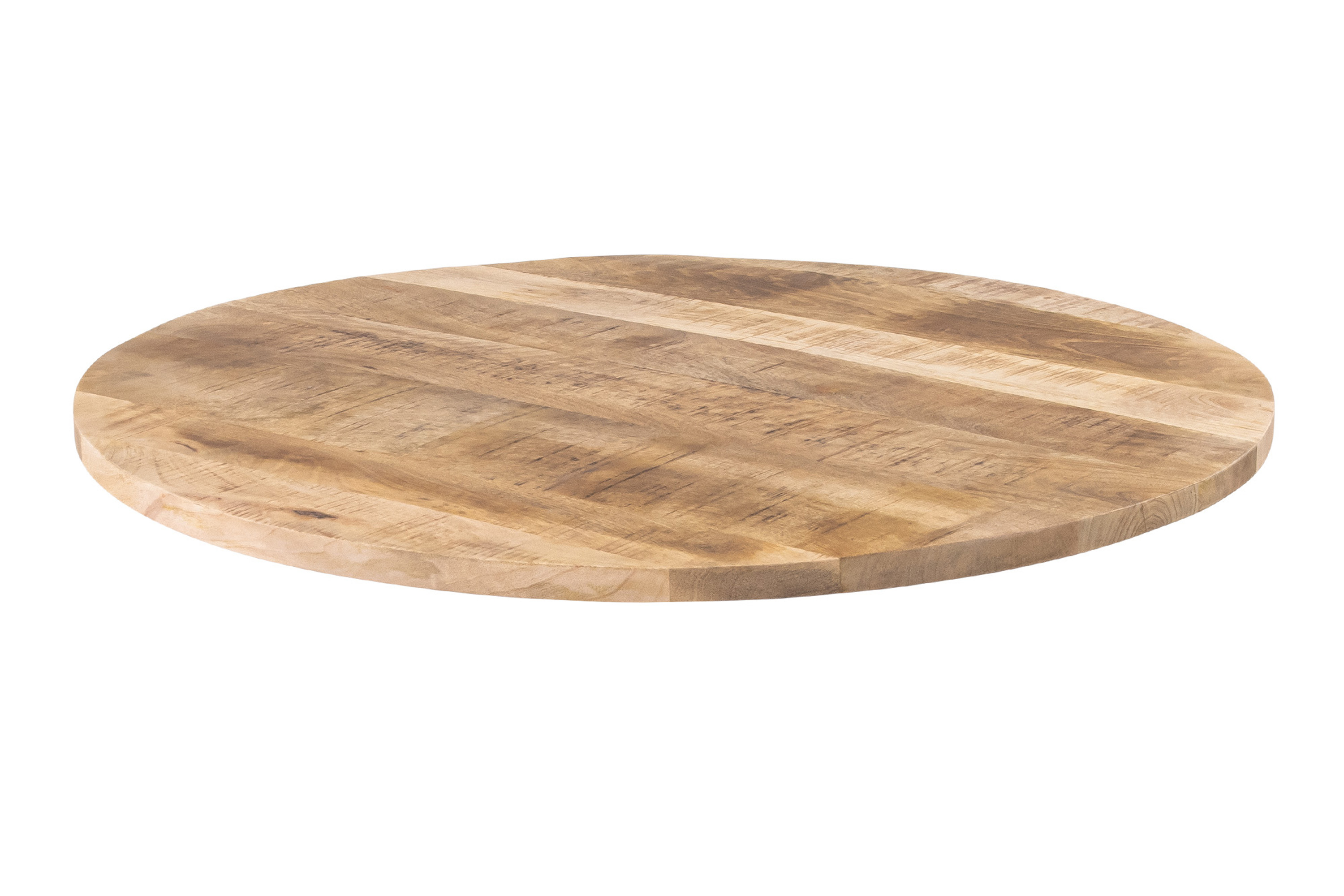 Tischplatte rund Mango rough 90 x 90 cm EMILIO