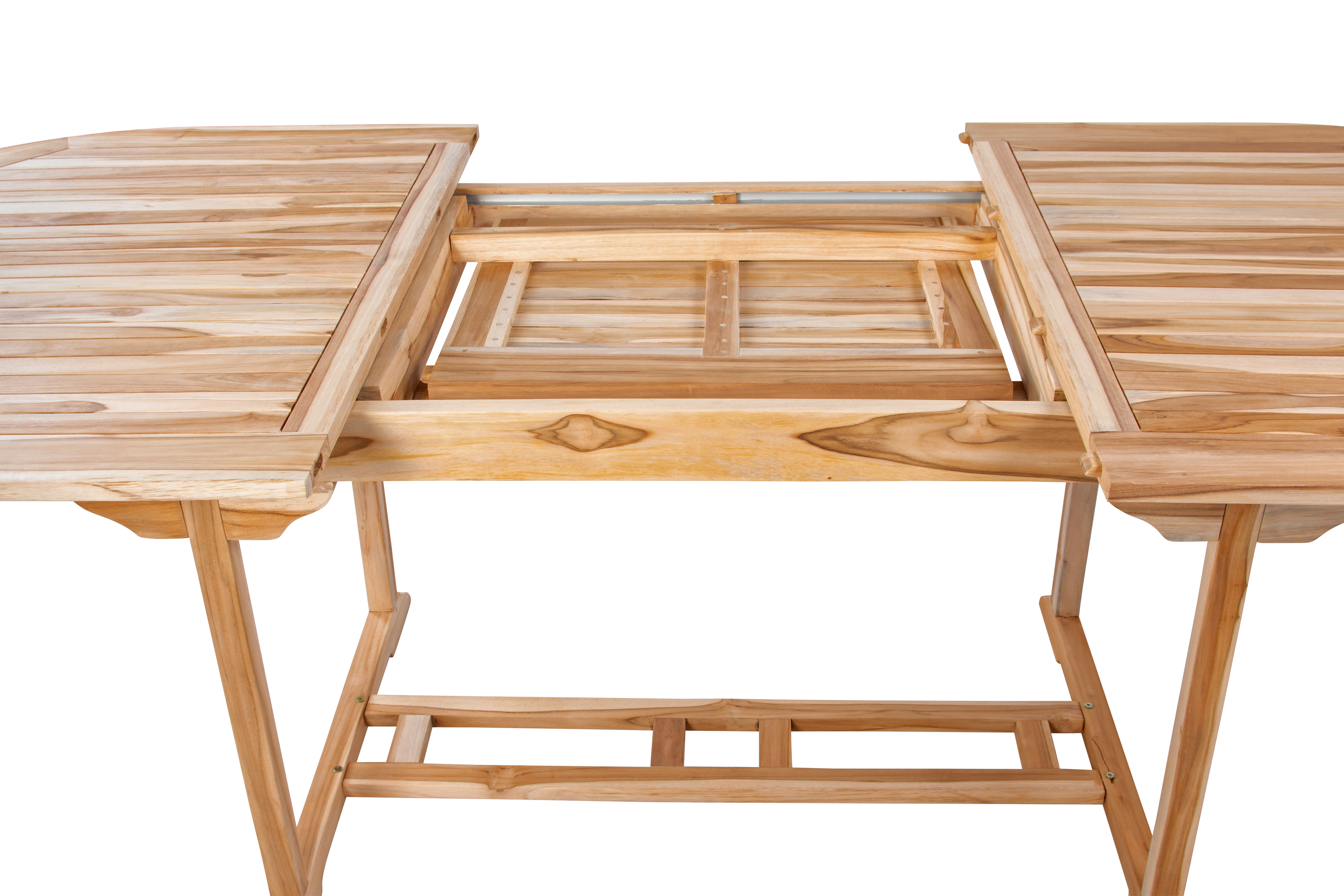  TEAK Gartentisch ausziehbar Teakholz 180 - 240 cm ARUBA