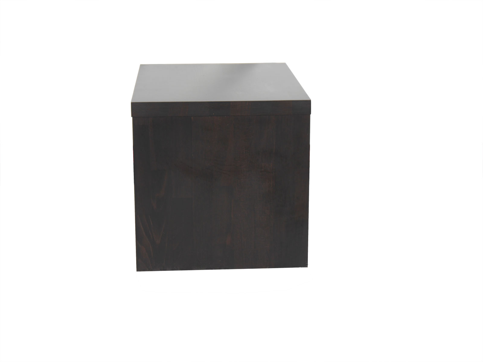  Nachttisch 50 x 36 cm Massivholz Kernbuche wenge mit Schublage und Ablage BEN