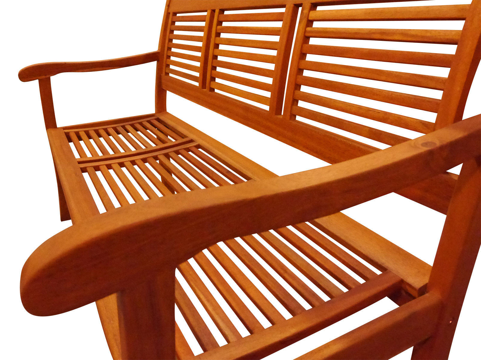 Gartenbank Akazie 150 cm 3-Sitzer Sitzbank CORUNA