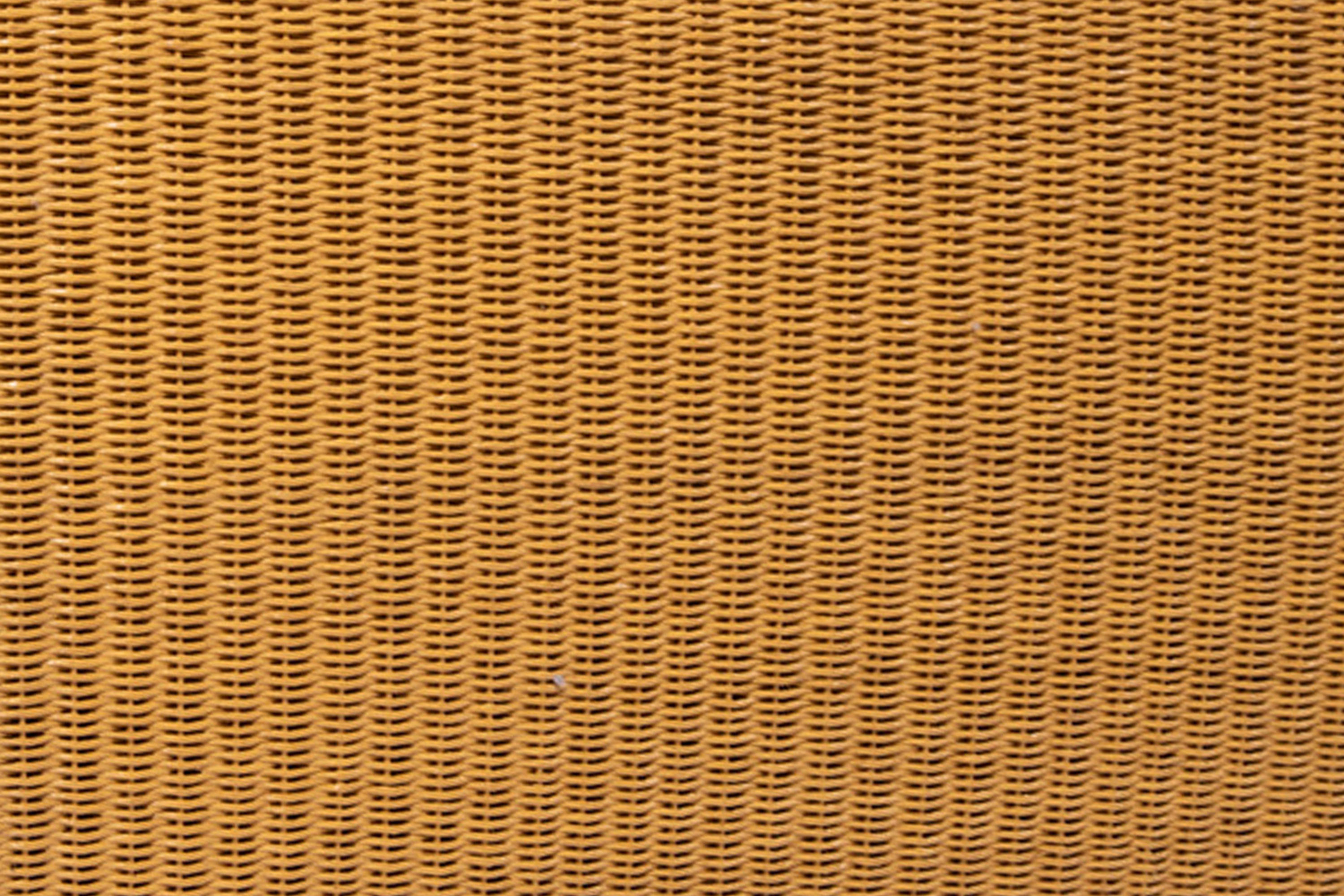 Loombett Korbbett Doppelbett Honigfarben aus Loom-Geflecht 200 x 200 cm TUNIS