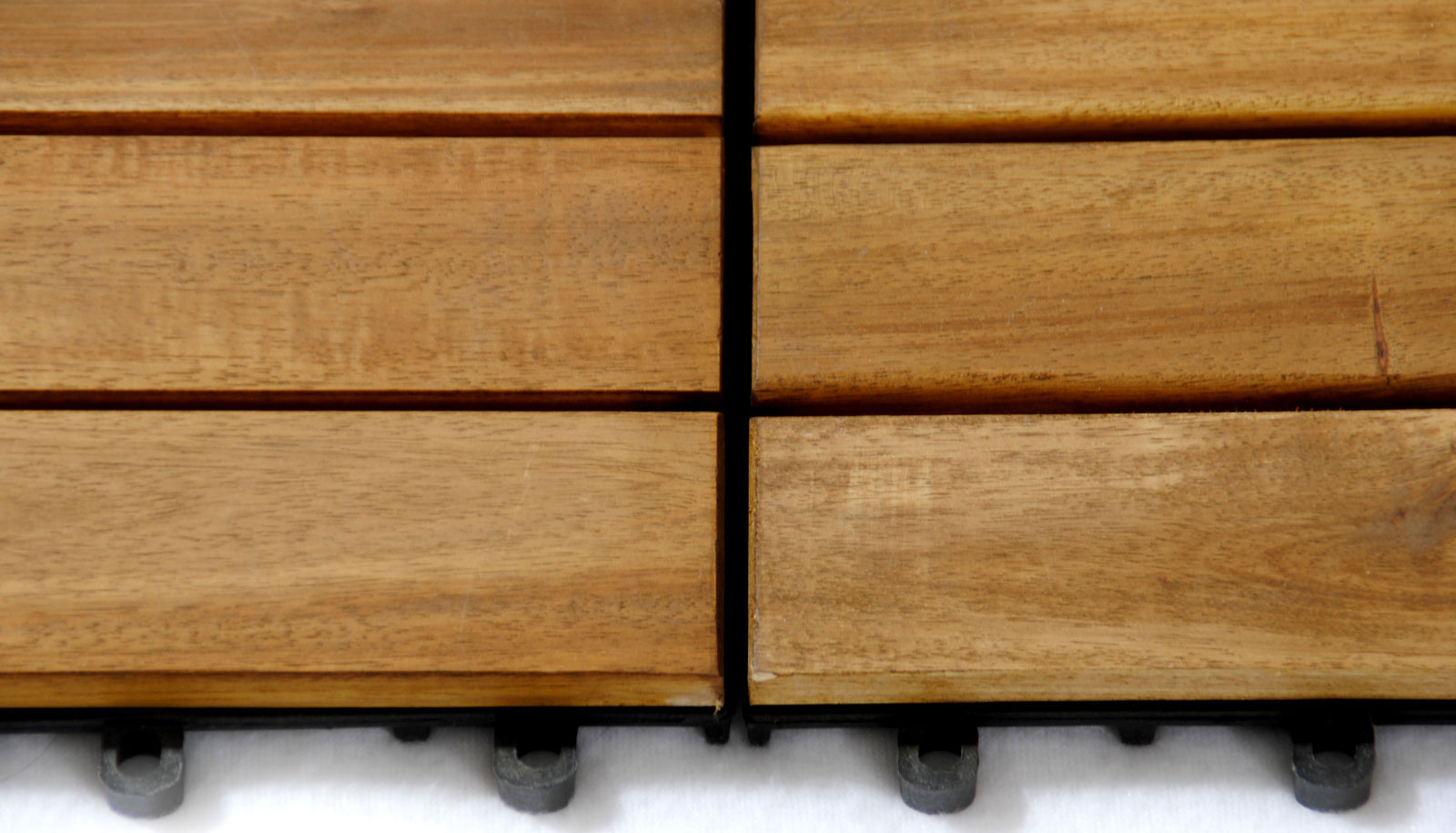 Holzfliesen Set 66 Stück = 6 m ² Akazie Modell 01