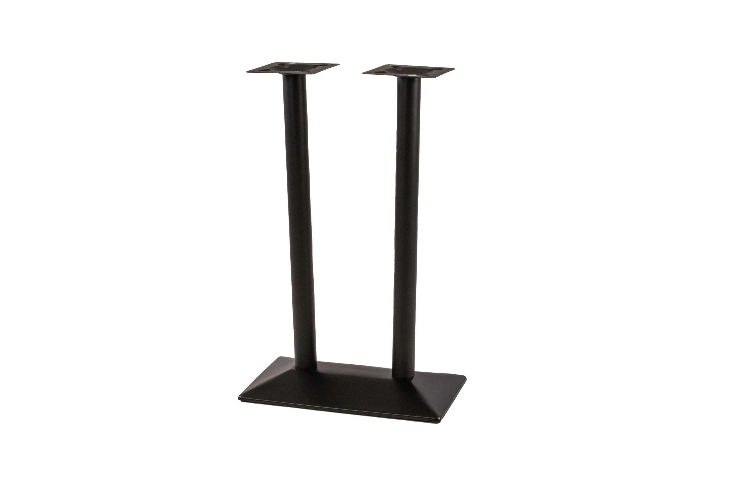 Tischgestell Bistrotische & Esstische Standfuß Doppelsäule Hoch 40x70x110 cm schwarz