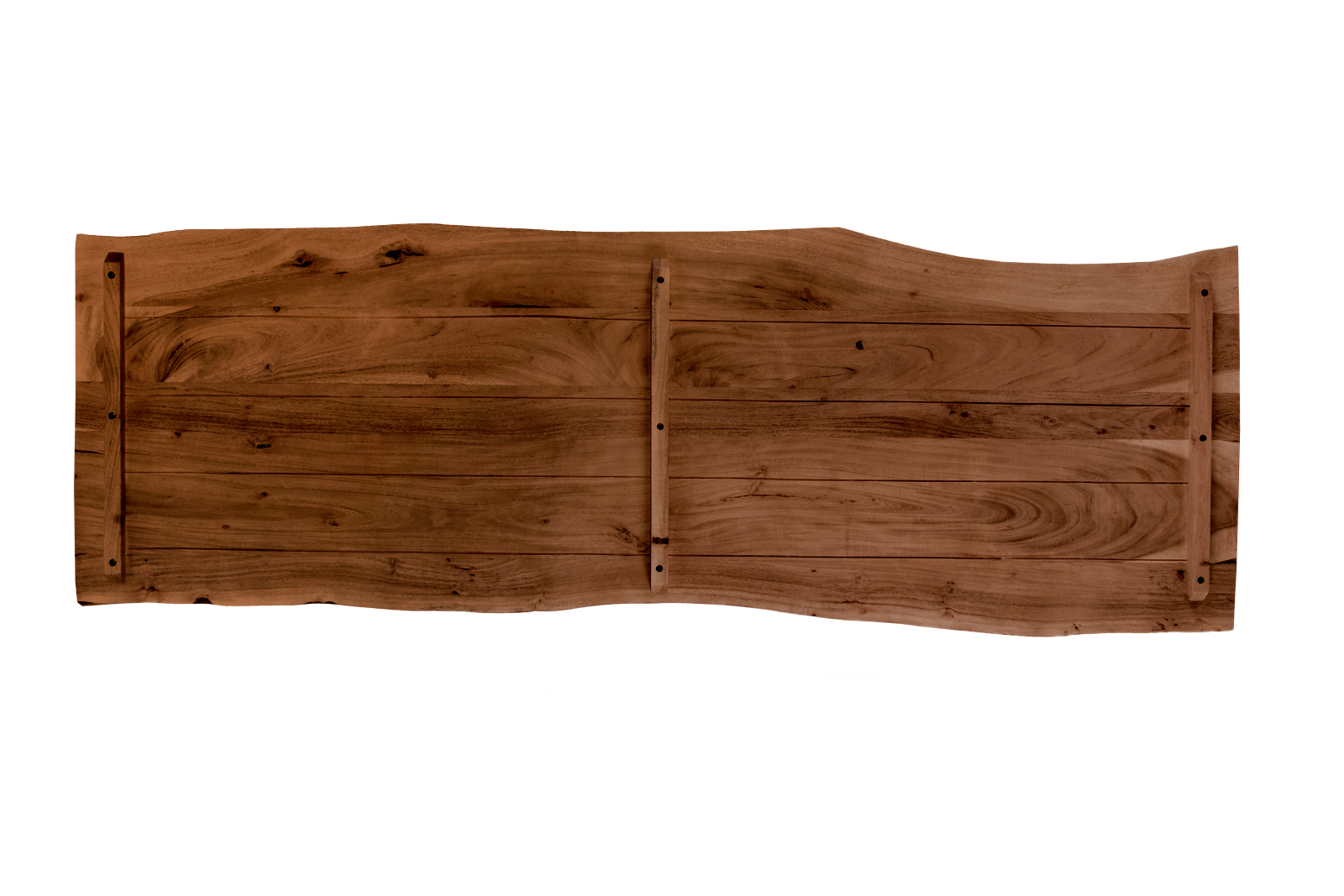  Tischplatte Baumkante Akazie Nuss 180 x 60 cm CURT