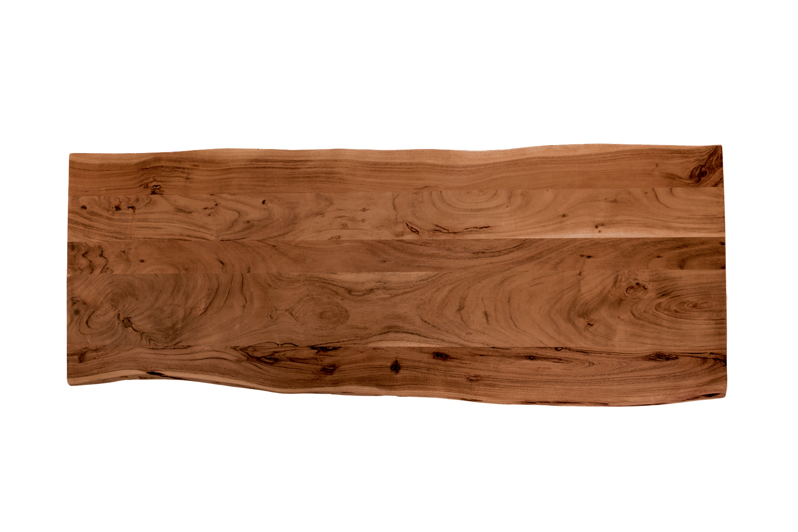  Tischplatte Baumkante Akazie Nuss 160 x 60 cm CURT