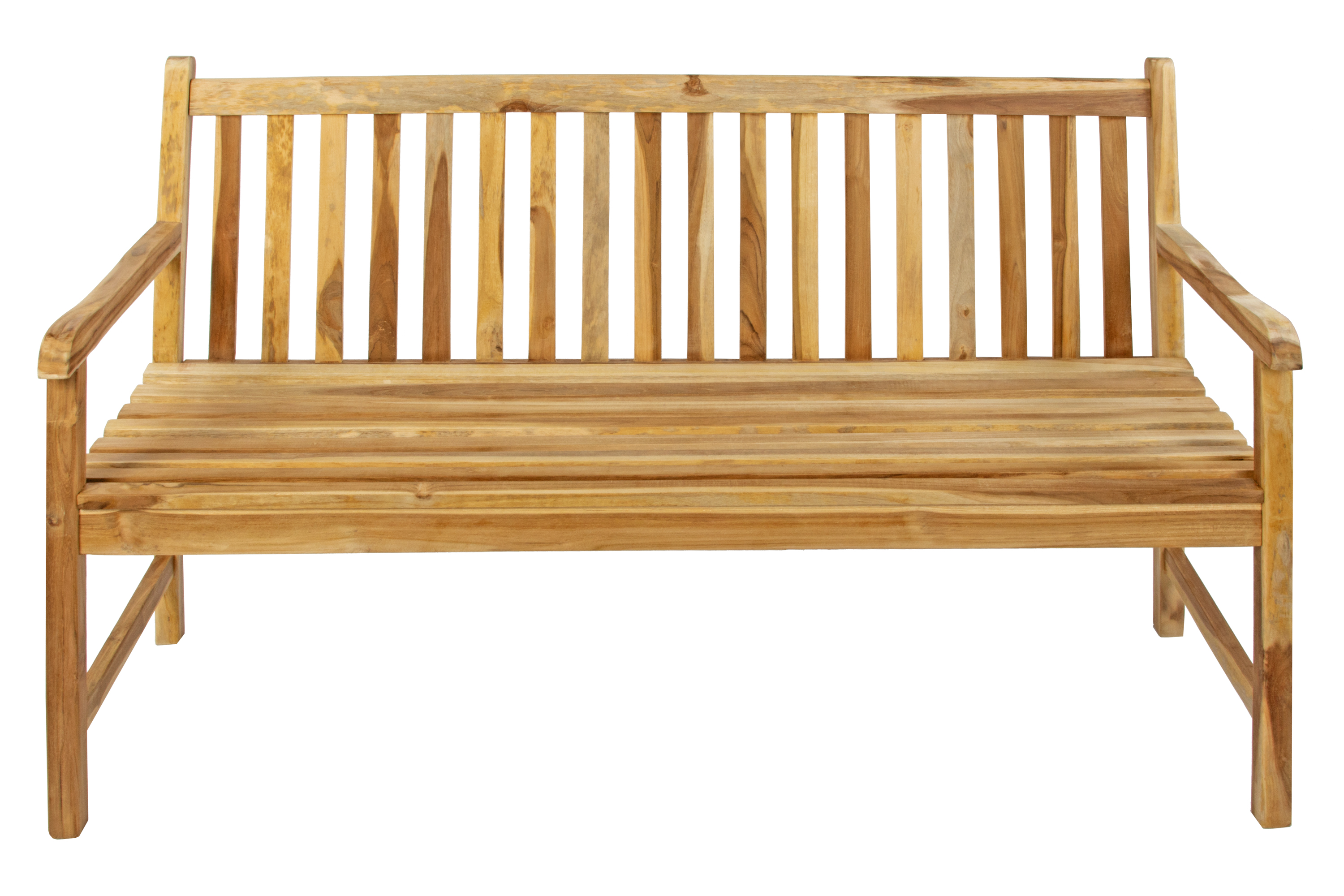 Gartenbank 3-Sitzer Teakholz 150 cm CARACAS