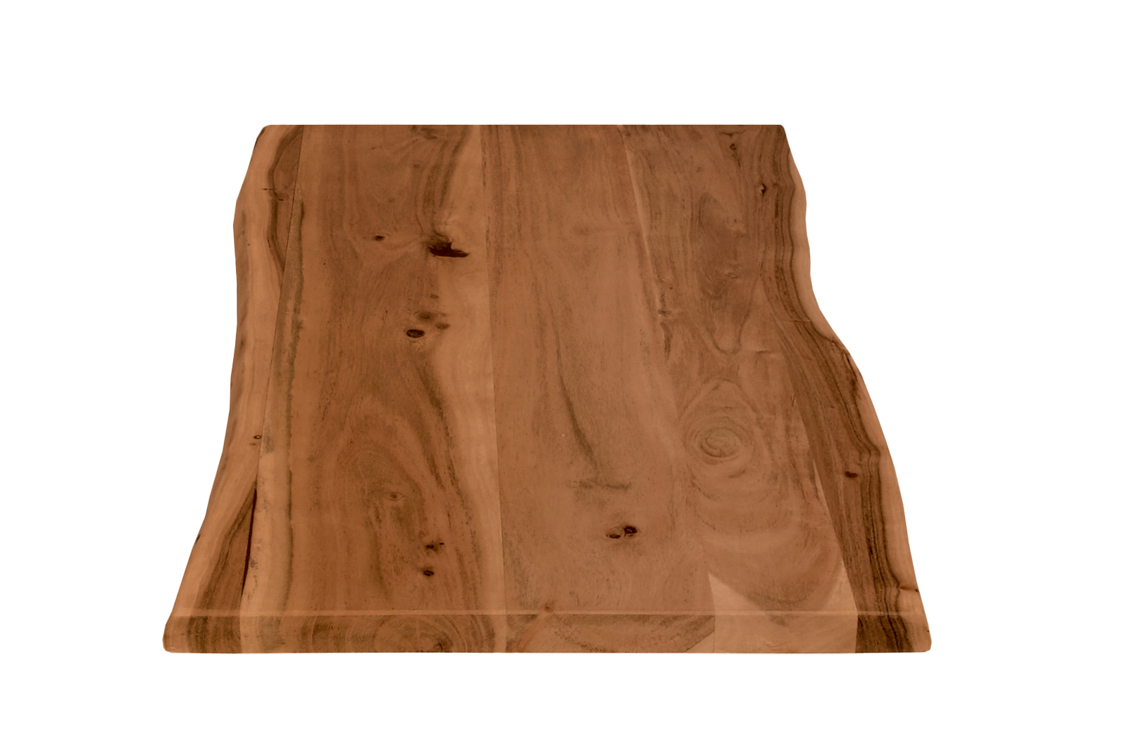 Tischplatte Baumkante Akazie Nuss 80 x 40 cm CURTIS