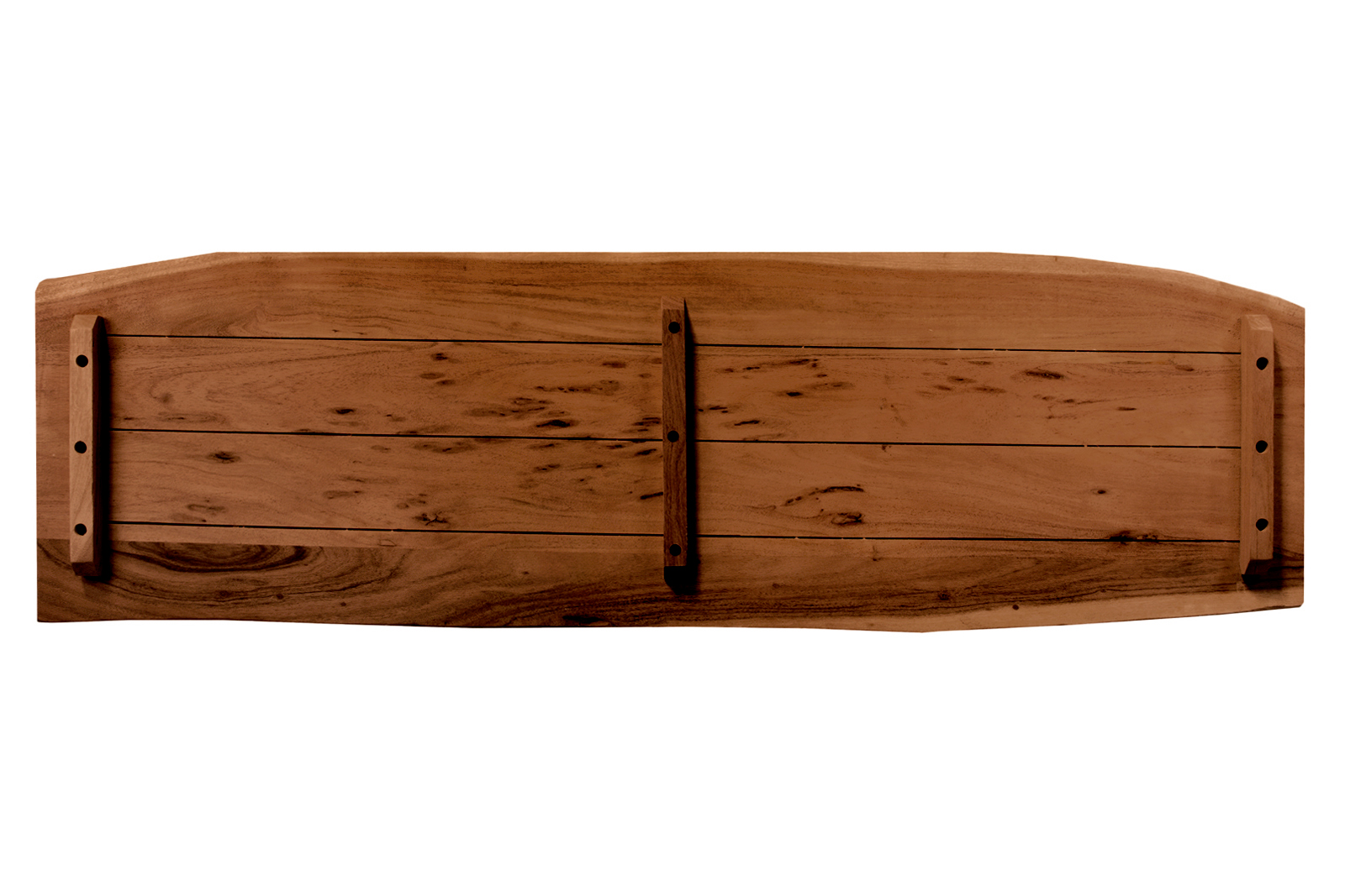 Tischplatte Baumkante Akazie Nuss 140 x 40 cm CURTIS