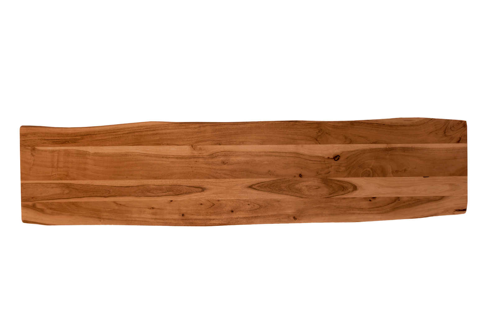  Tischplatte Baumkante Akazie Nuss 180 x 40 cm CURTIS