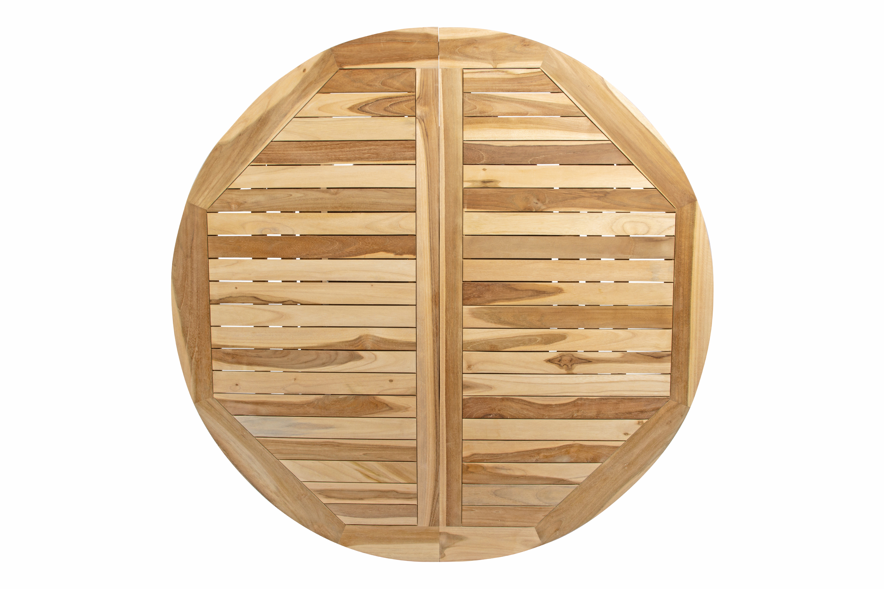 Gartentisch ausziehbar Teak Holz 120 - 170 cm oval BORNEO