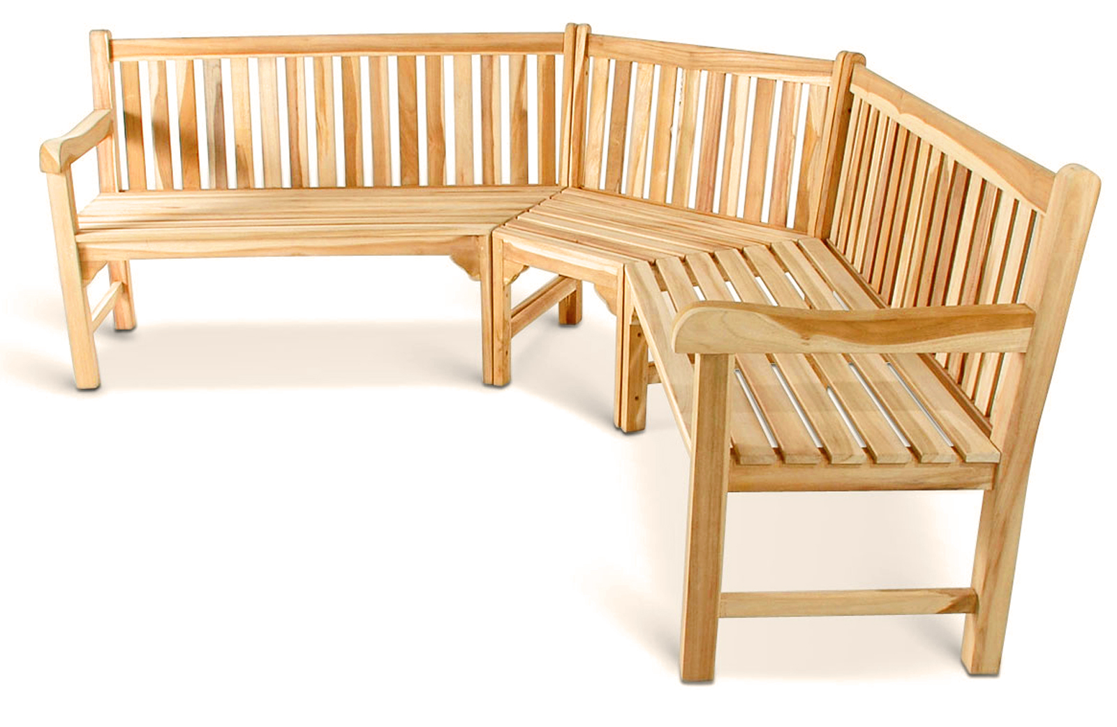Gartenmöbel Set 4tlg mit Eckbank Teak Gartentisch ausziehbar 180-240 cm KUBA/ARUBA
