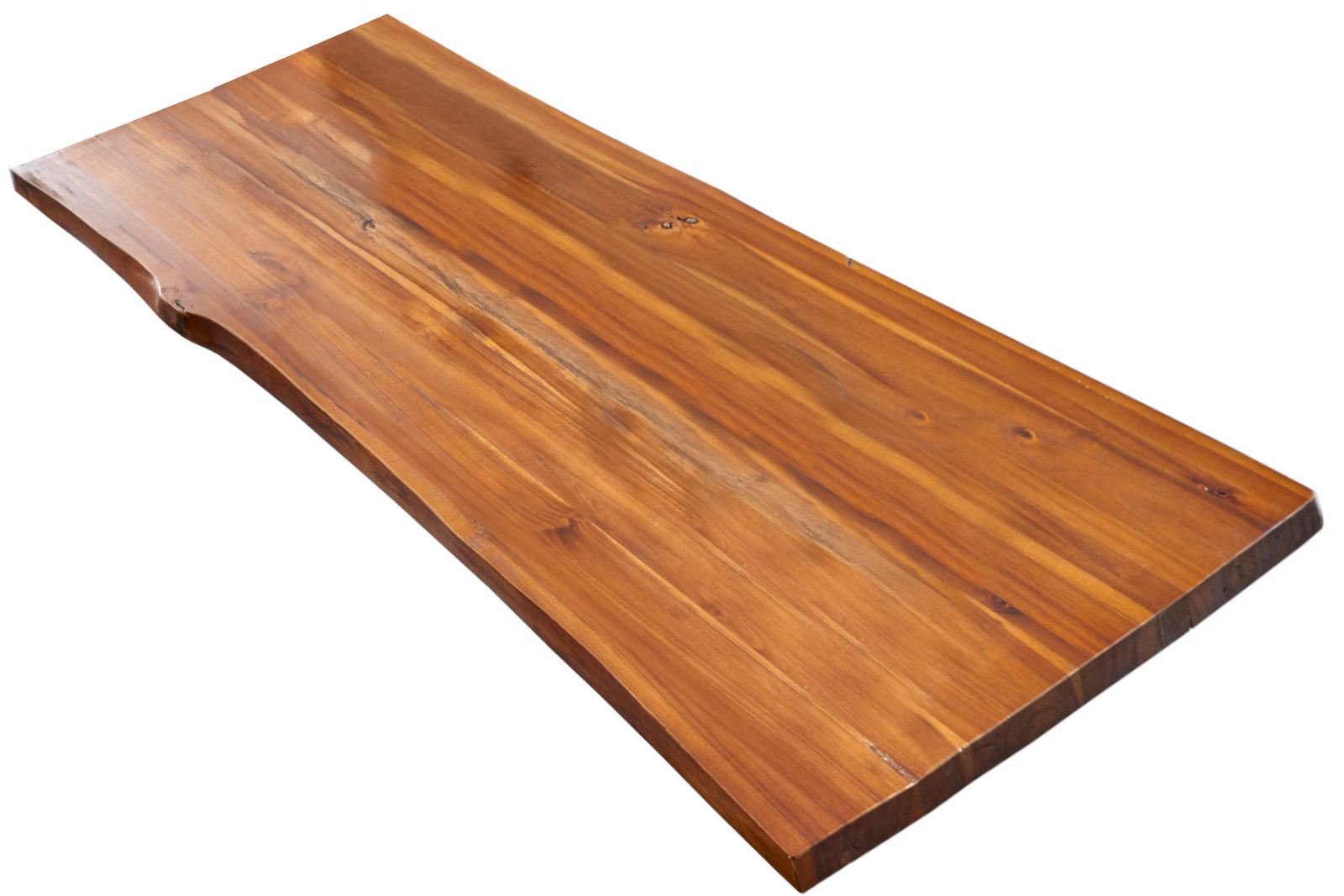  Tischplatte Baumkante Akazie cognac 200 x 100 cm Esra