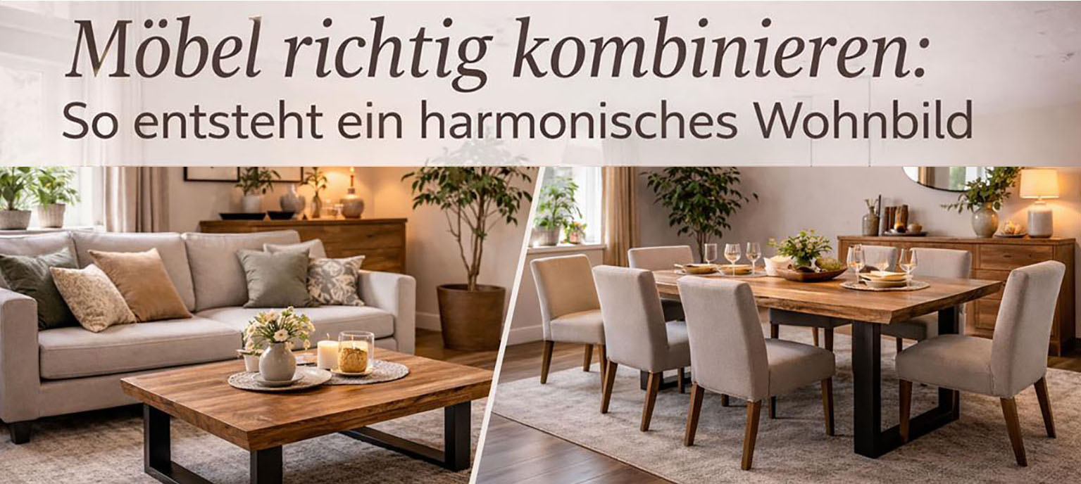 stimmiges Zusammenspiel der Möebel