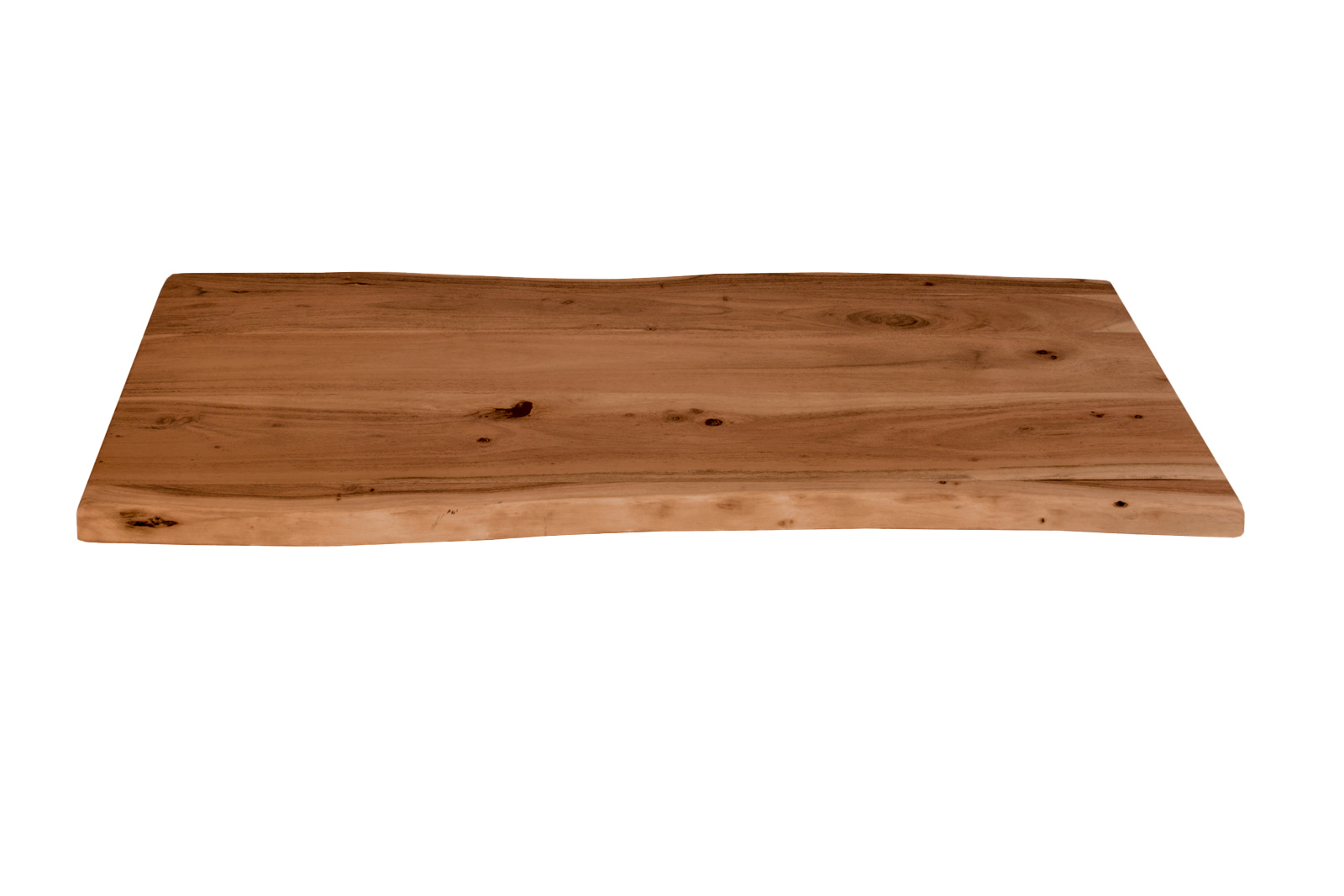  Tischplatte Baumkante Akazie Nuss 80 x 40 cm CURTIS