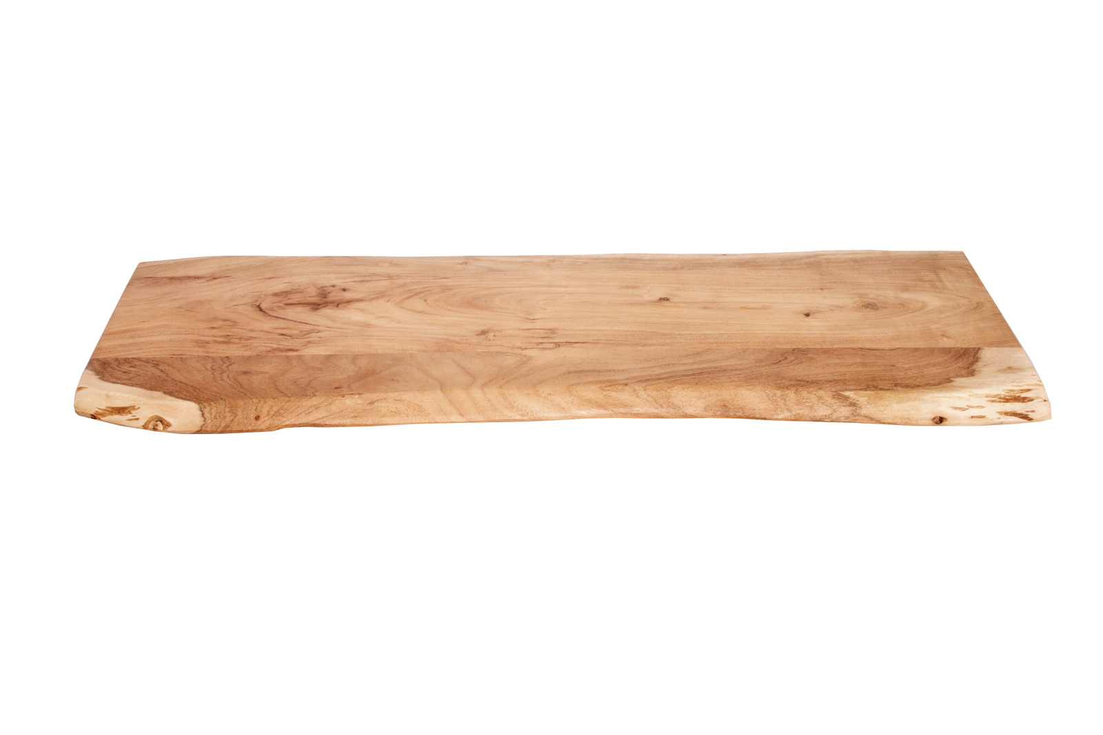  Tischplatte Baumkante Akazie Natur 120 x 40 cm CURTIS