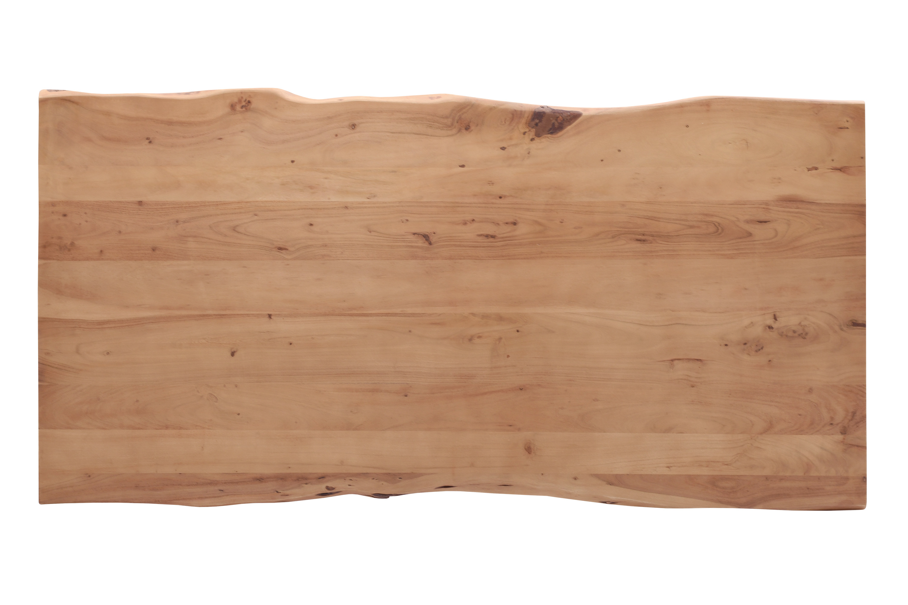 Tischplatte Baumkante Akazie Natur 200 x 100 cm NOAH