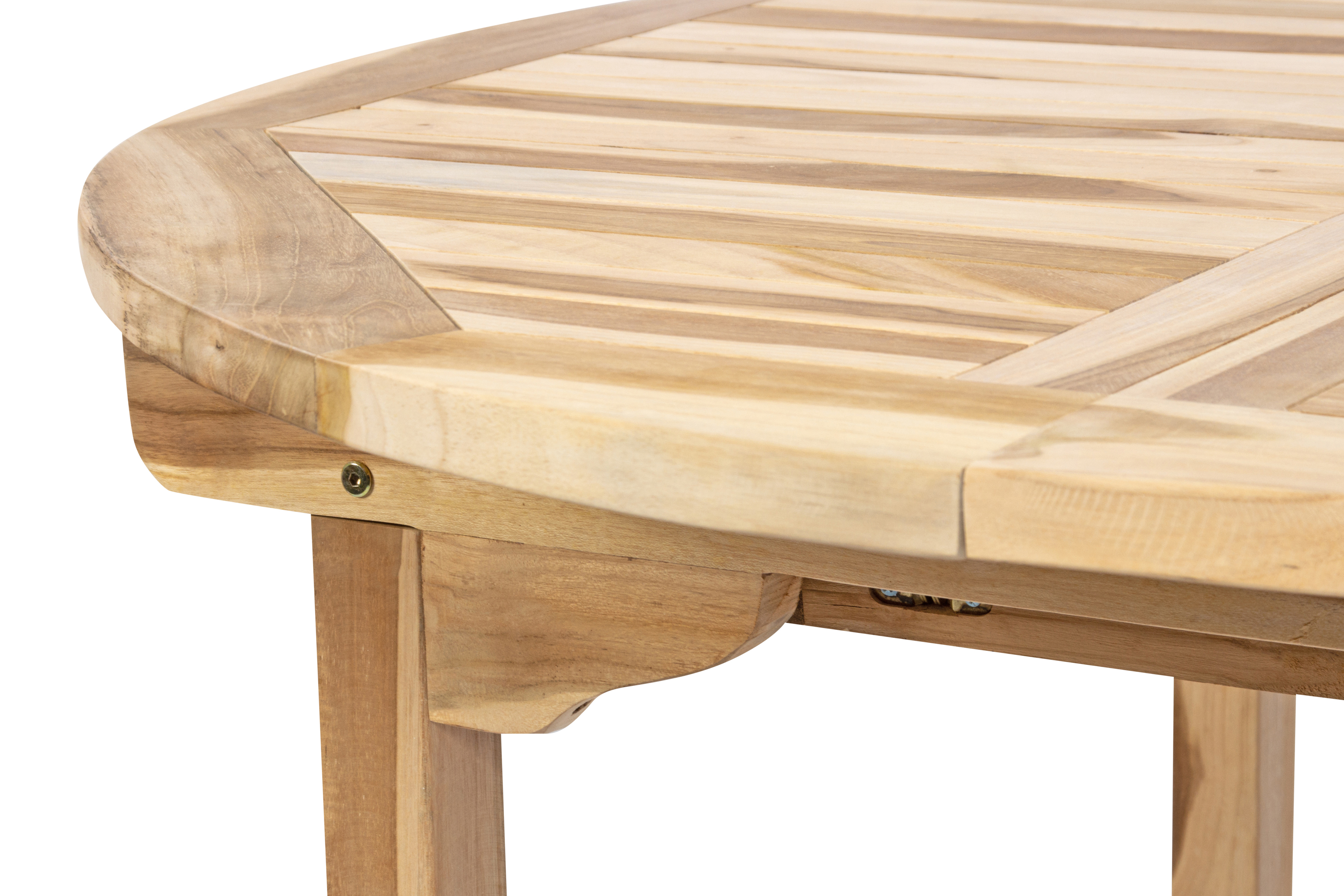 Gartentisch ausziehbar Teak Holz 120 - 170 cm oval BORNEO