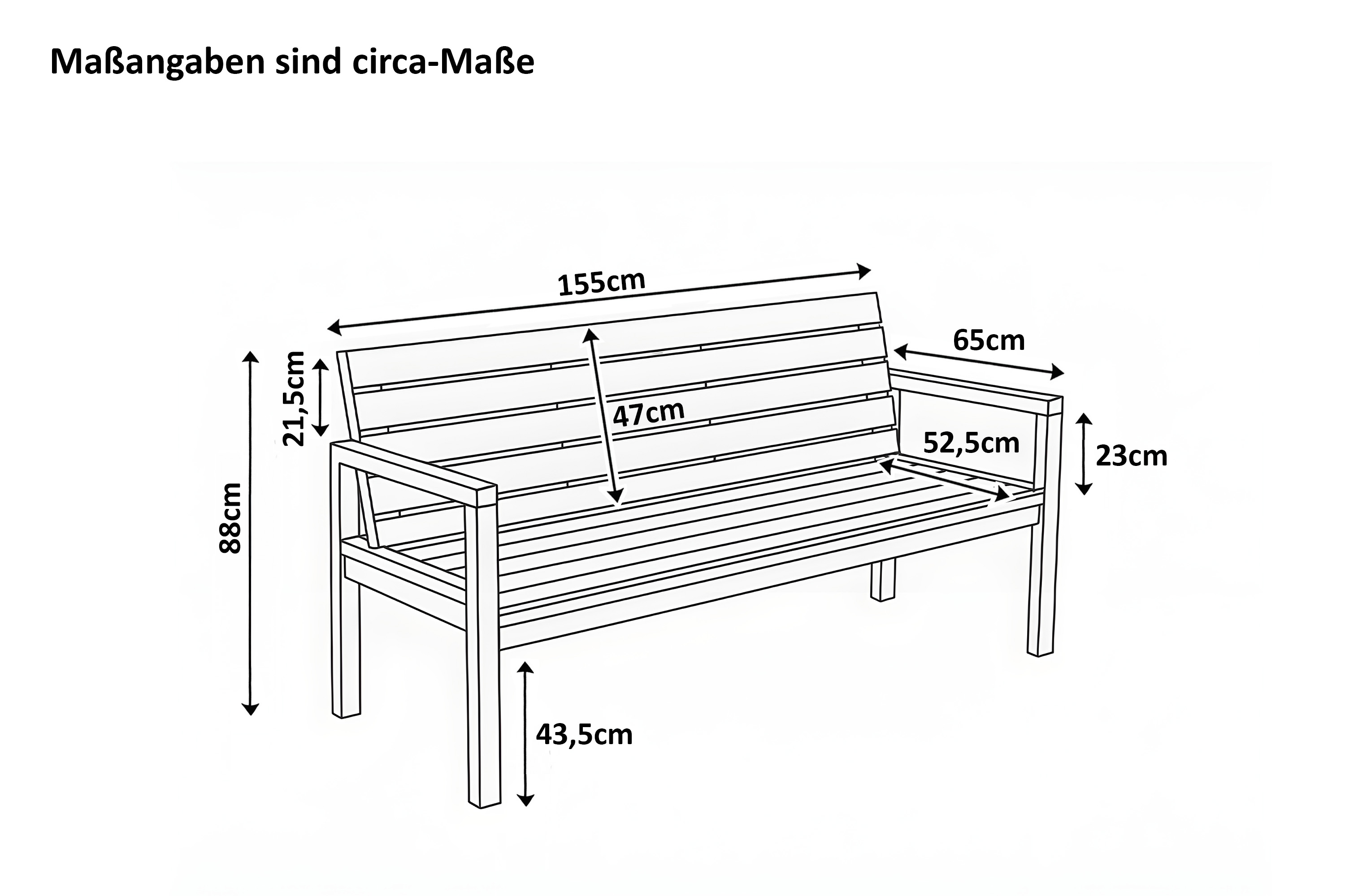 Gartengruppe 4tlg Gartentisch Teak 180 x 100 cm mit Gartenbank & 2 Stühlen FREETOWN