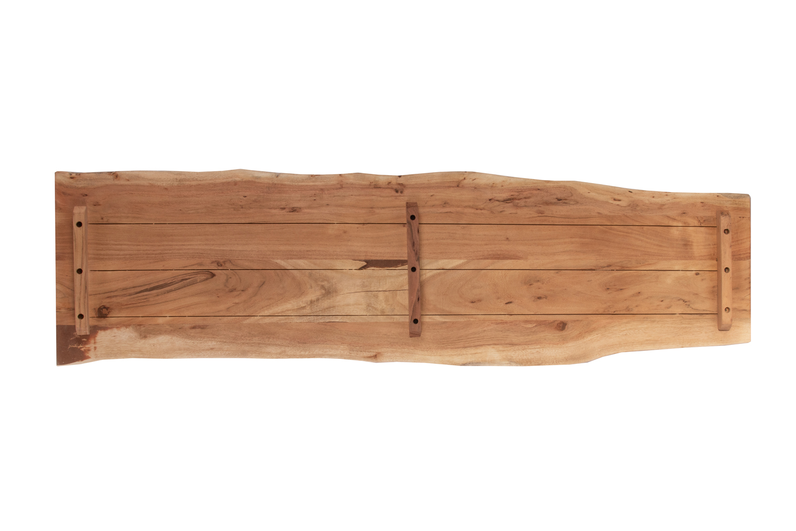  Tischplatte Baumkante Akazie Natur 160 x 40 cm CURTIS