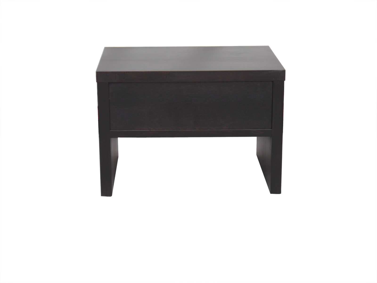  Nachttisch 50 x 36 cm Massivholz Kernbuche wenge mit Schublage und Ablage BEN