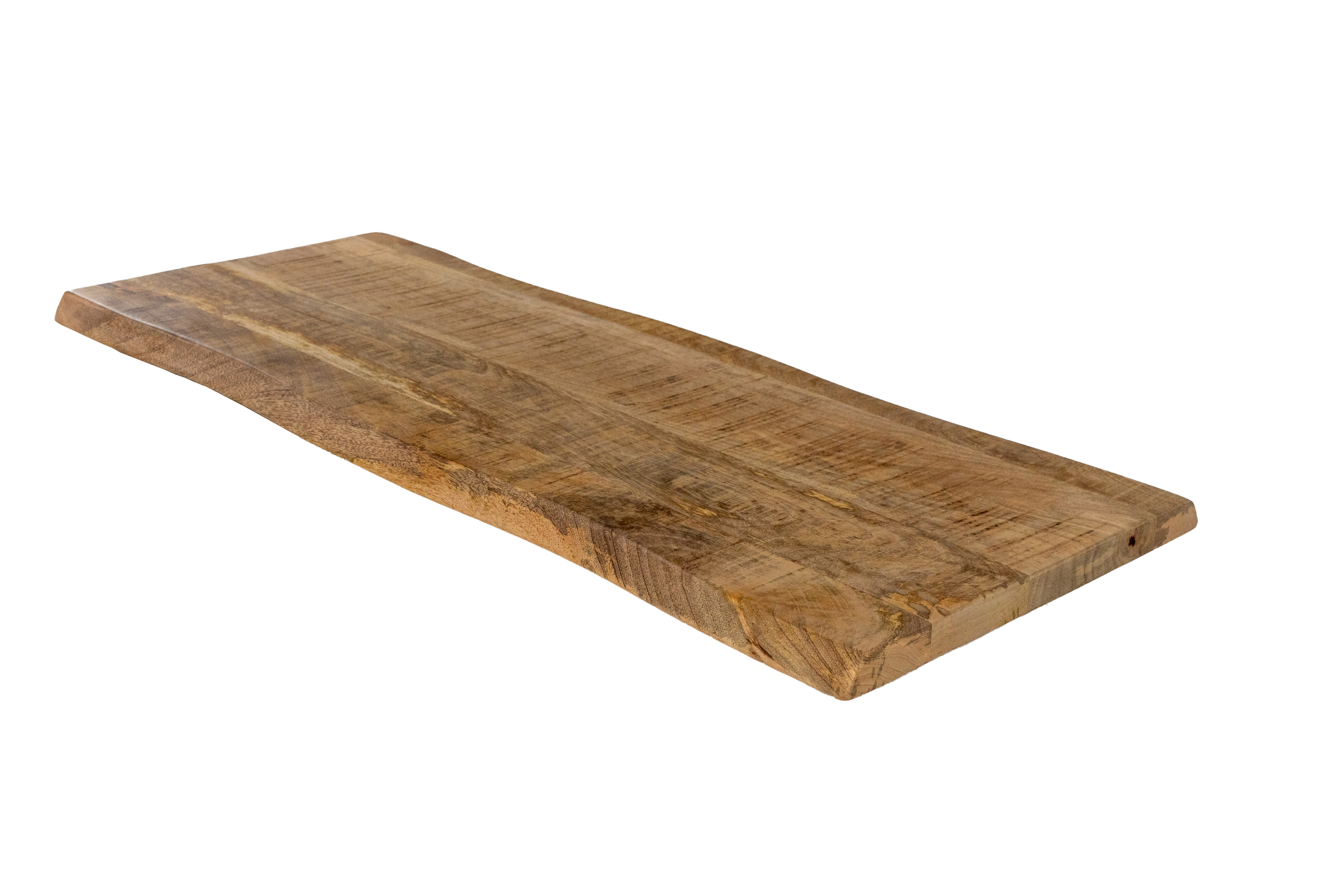 Tischplatte Baumkante Mango massiv 80 x 40 cm CURTIS
