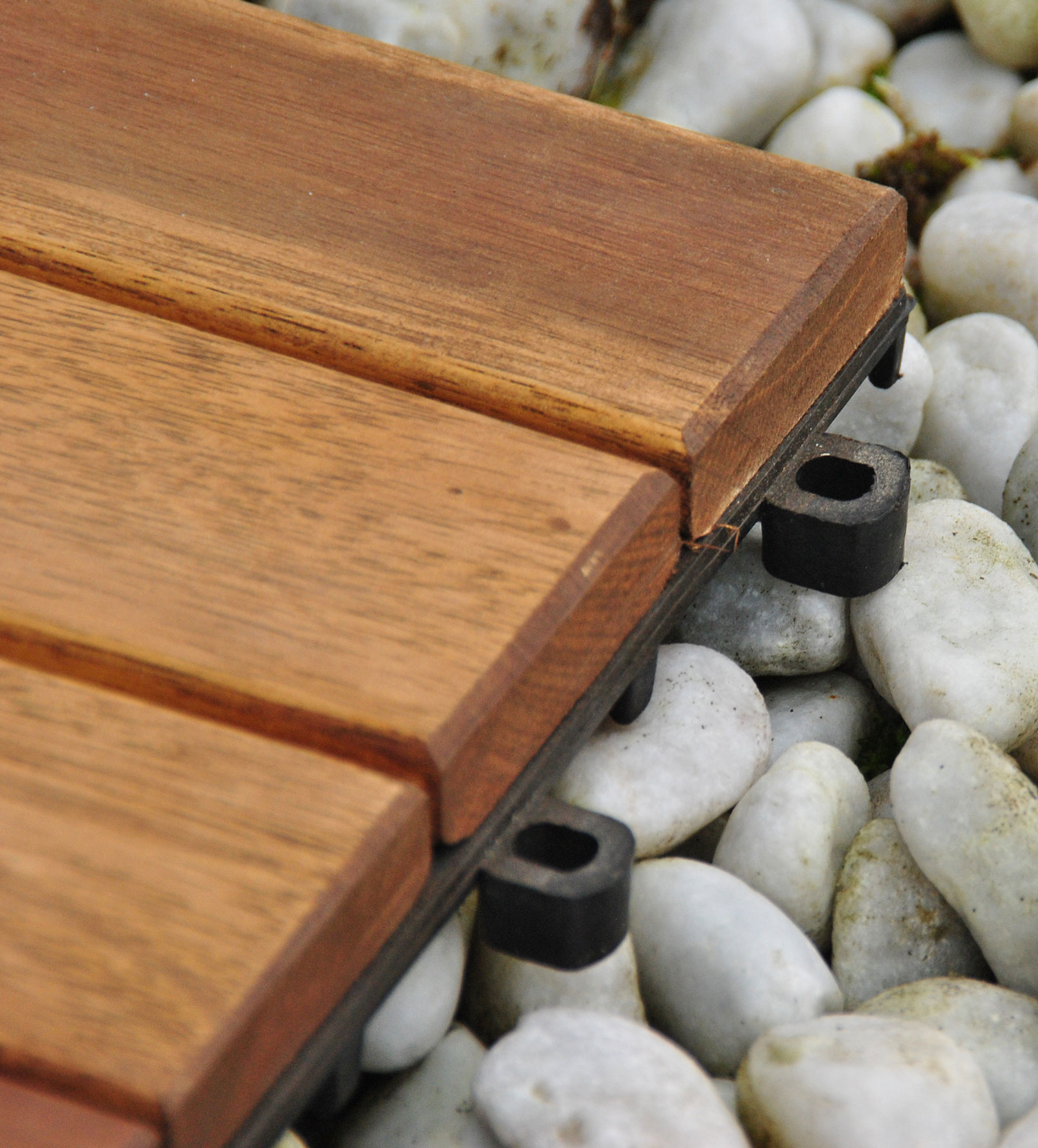 Holzfliesen Set 44 Stück = 4 m ² Akazie Modell 01