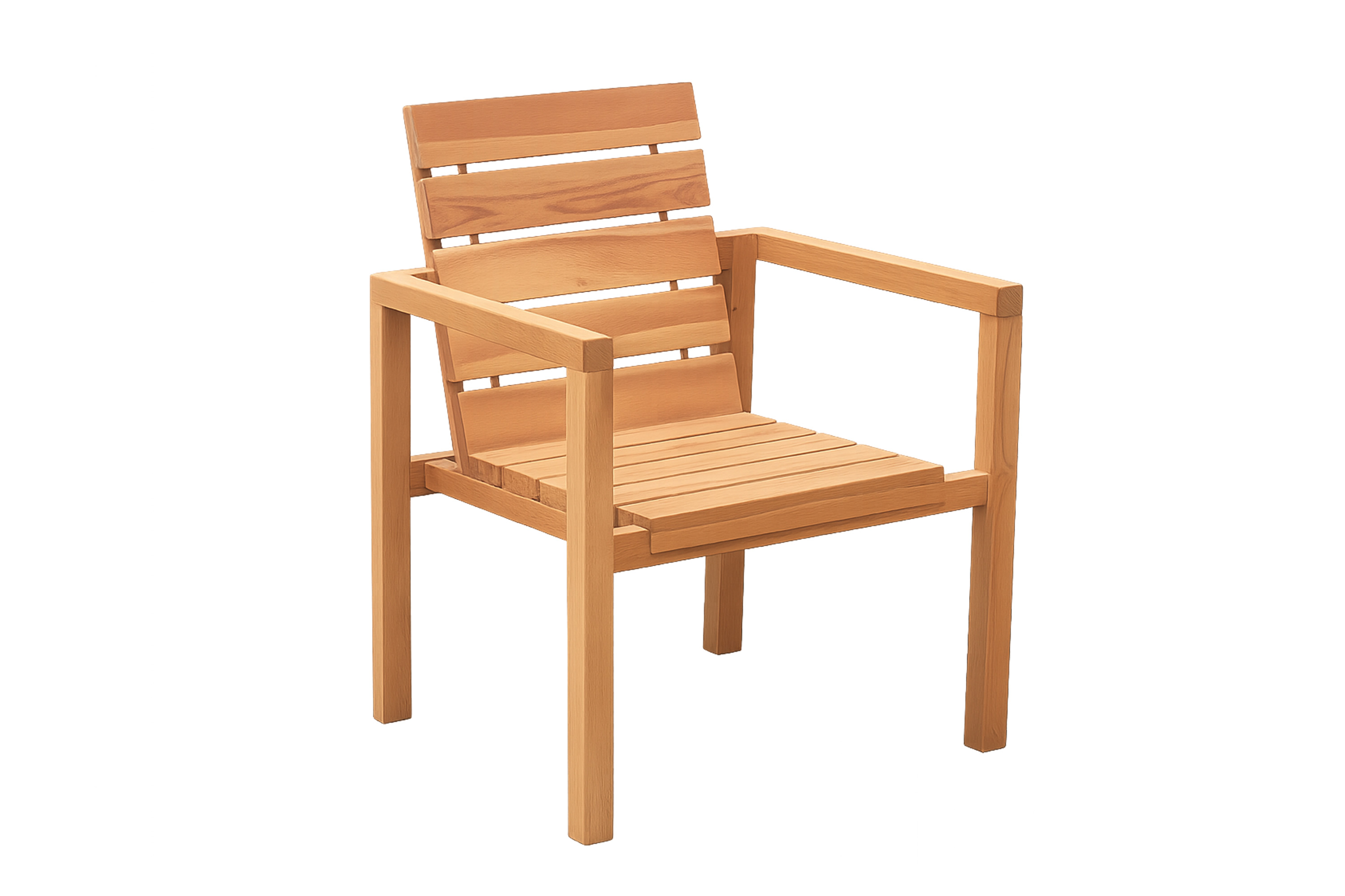 Teak Gartensessel mit Armlehnen FREETOWN