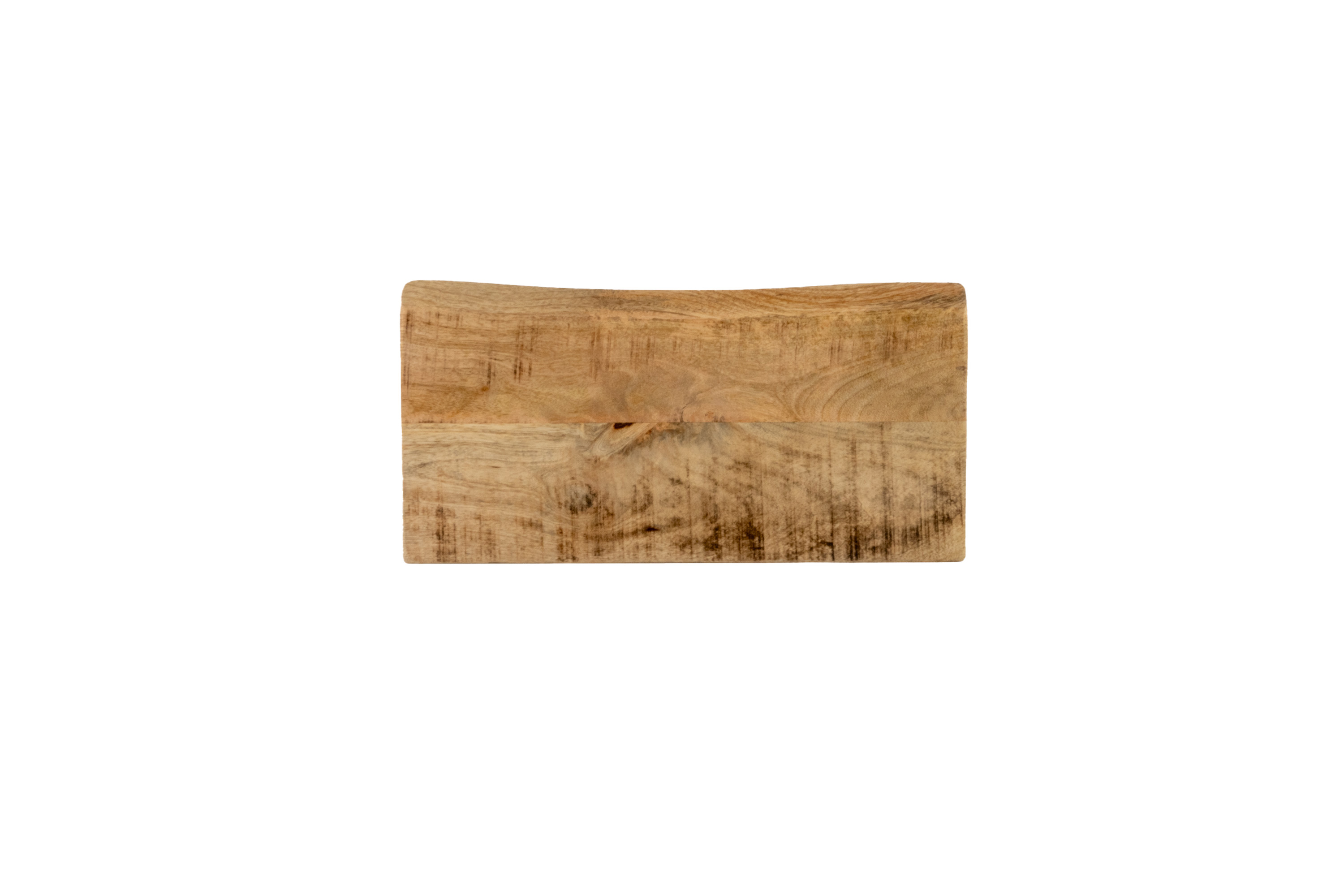 Steckboard mit Baumkante Wandregal Mango rough lackiert 50 x 20 Amanda