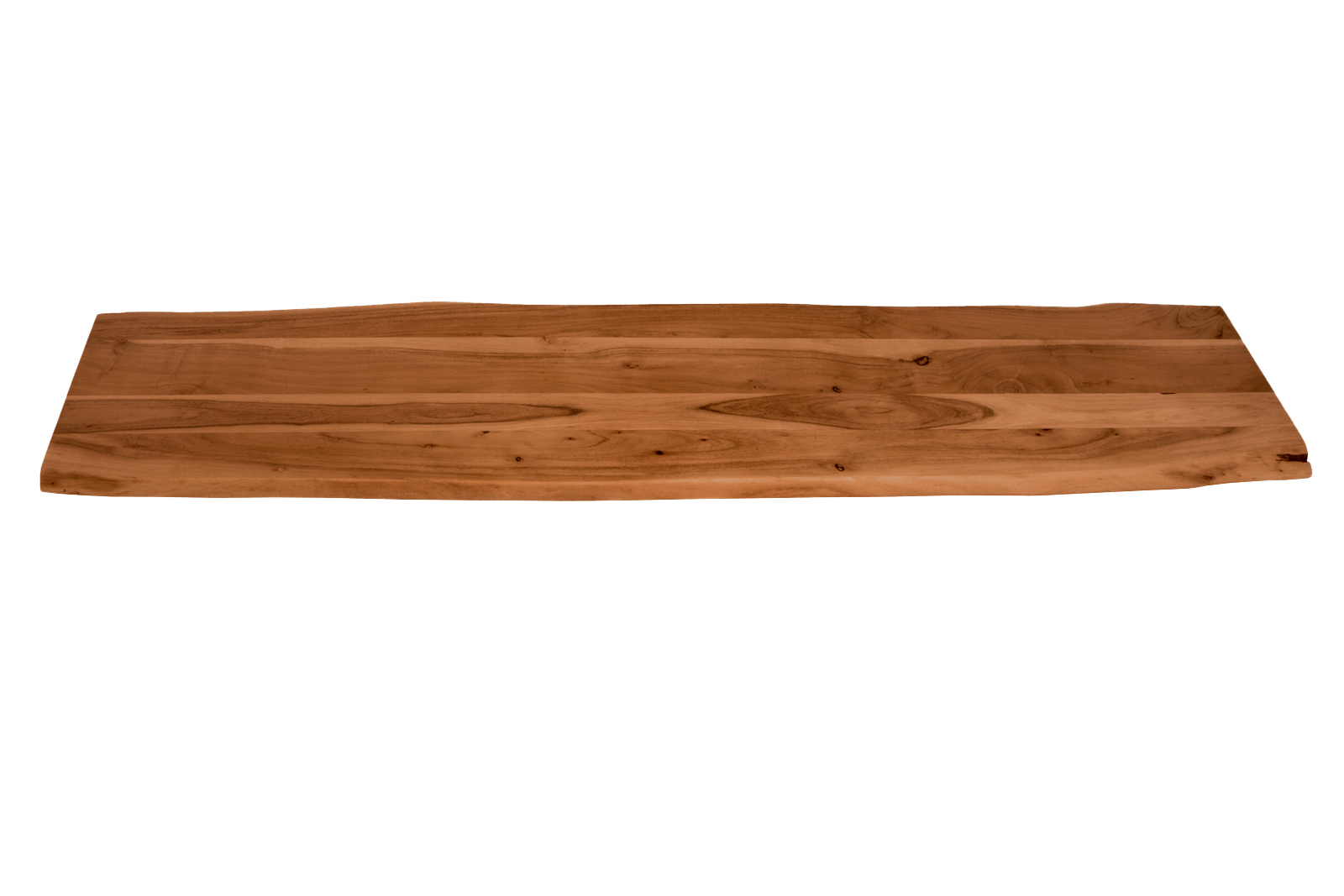  Tischplatte Baumkante Akazie Nuss 180 x 40 cm CURTIS
