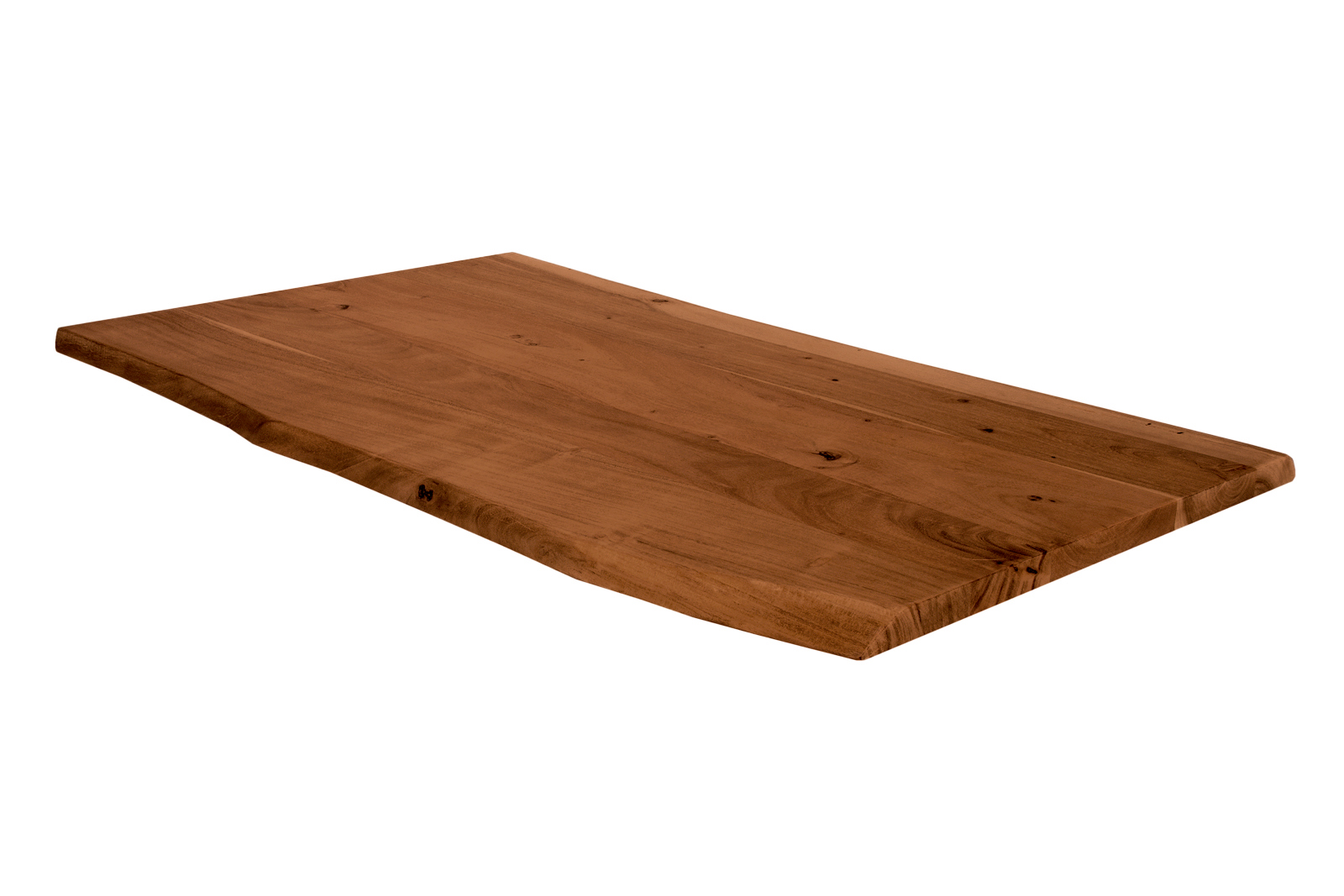  Tischplatte Baumkante Akazie Nuss 100 x 60 cm CURT