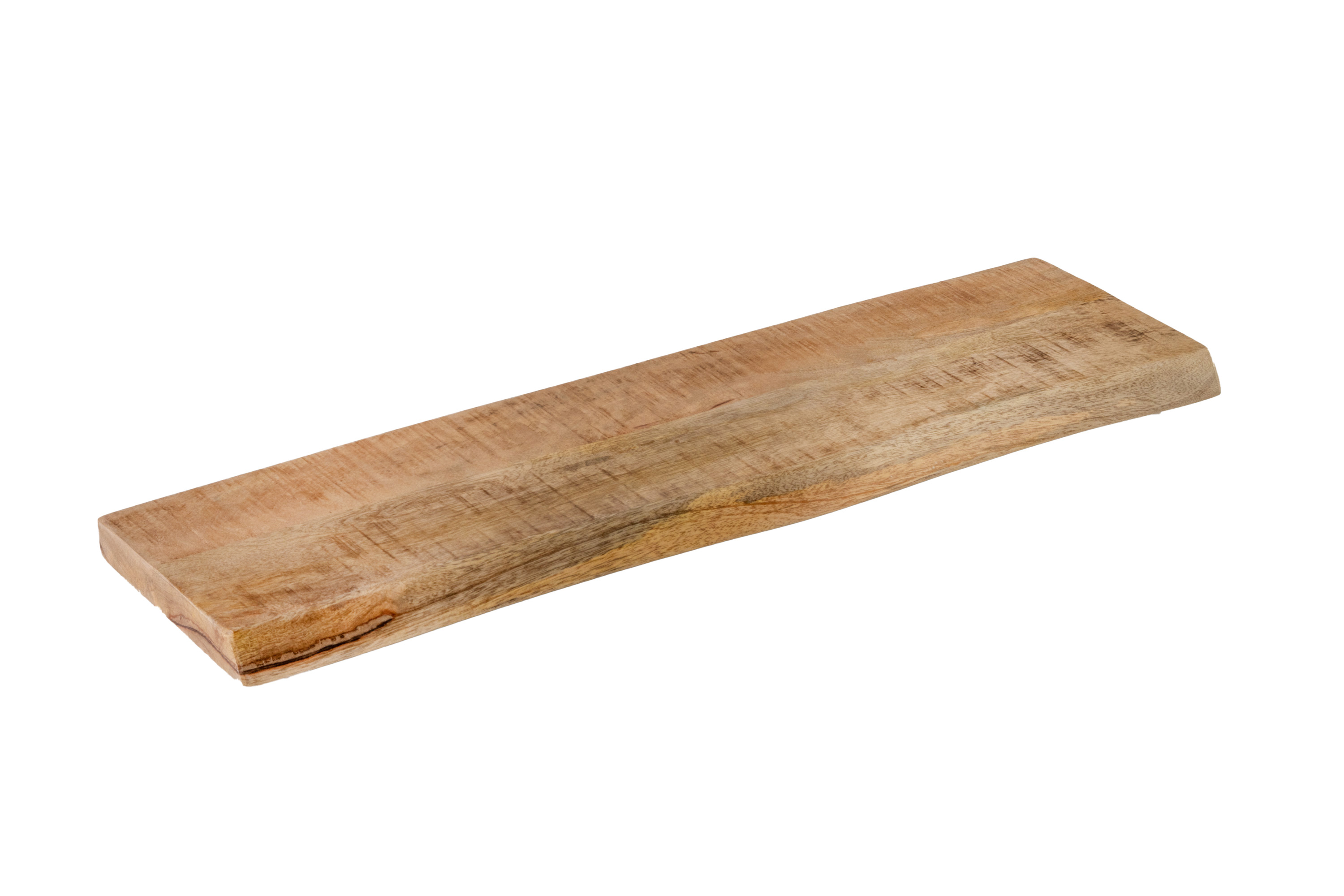Steckboard mit Baumkante Wandregal Mango rough lackiert 70 x 20 Amanda