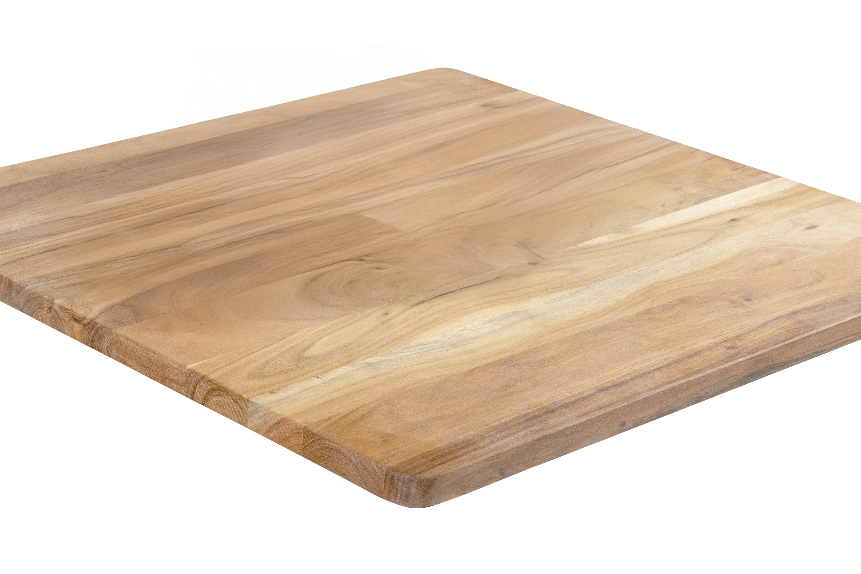 Tischplatte eckig Akazie Natur 90 x 90 cm EMILE