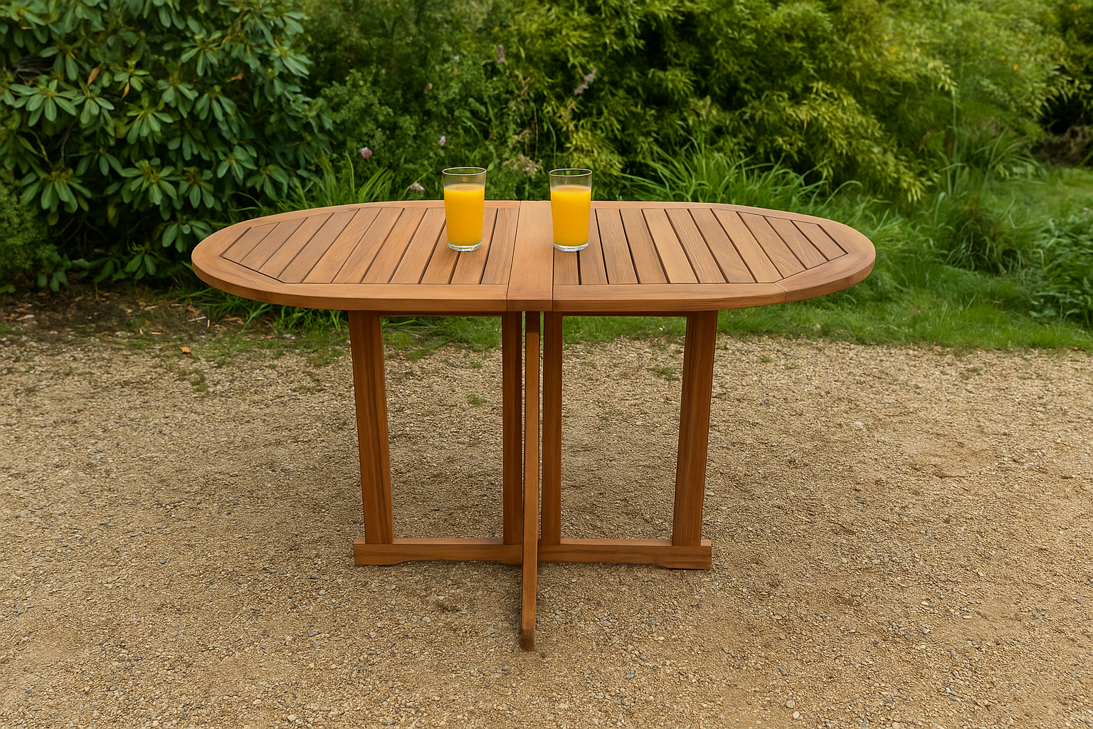 Gartentisch Akazie 120 x 70 cm Klapptisch PEDRO
