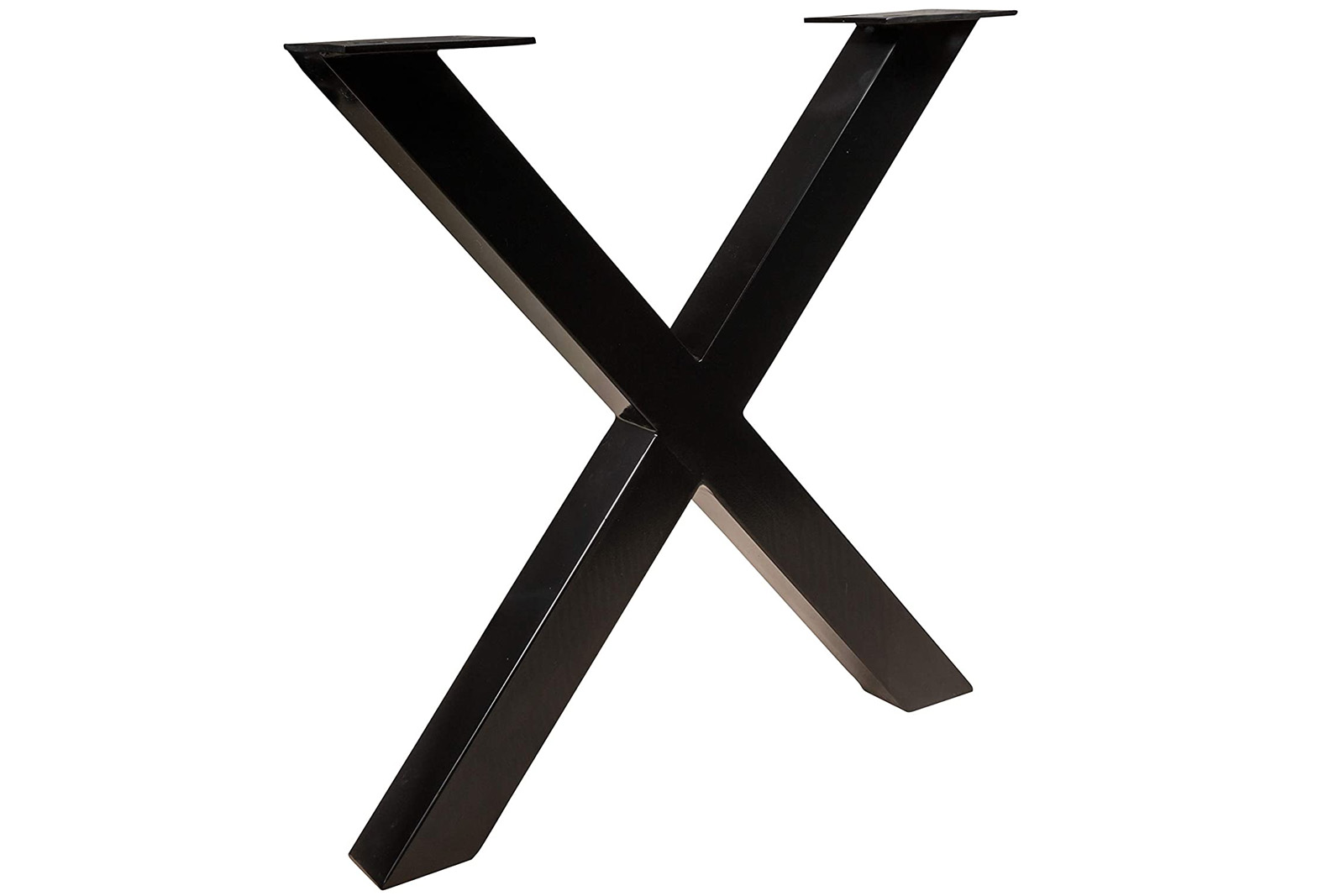  Esstisch Baumkante massiv Akazie natur 160 x 85 X-Gestell schwarz XANTEN