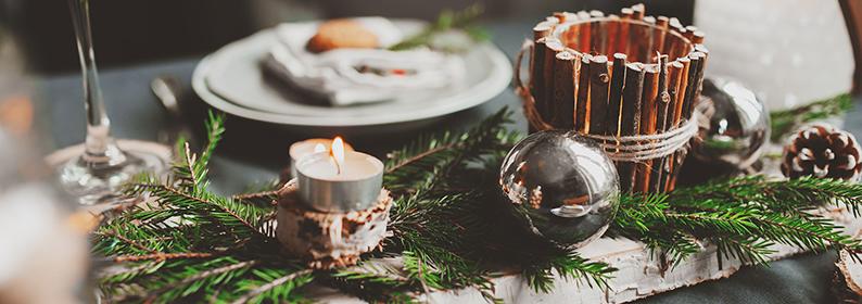 Weihnachtsdekoration natürlich