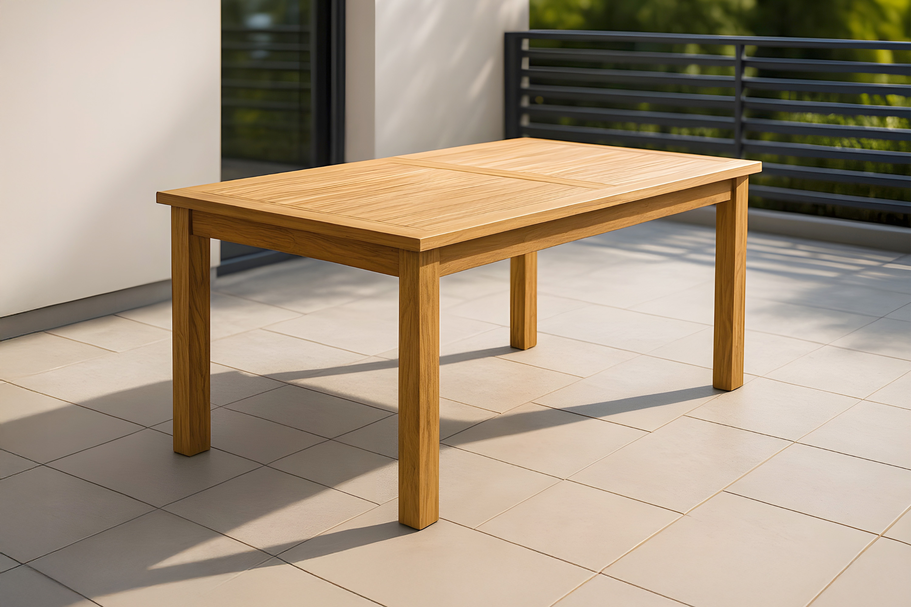 Gartentisch Outdoor massiv Teakholz 180 x 100 FREETOWN