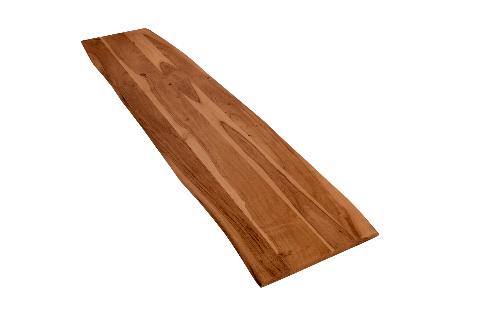  Tischplatte Baumkante Akazie Nuss 180 x 40 cm CURTIS