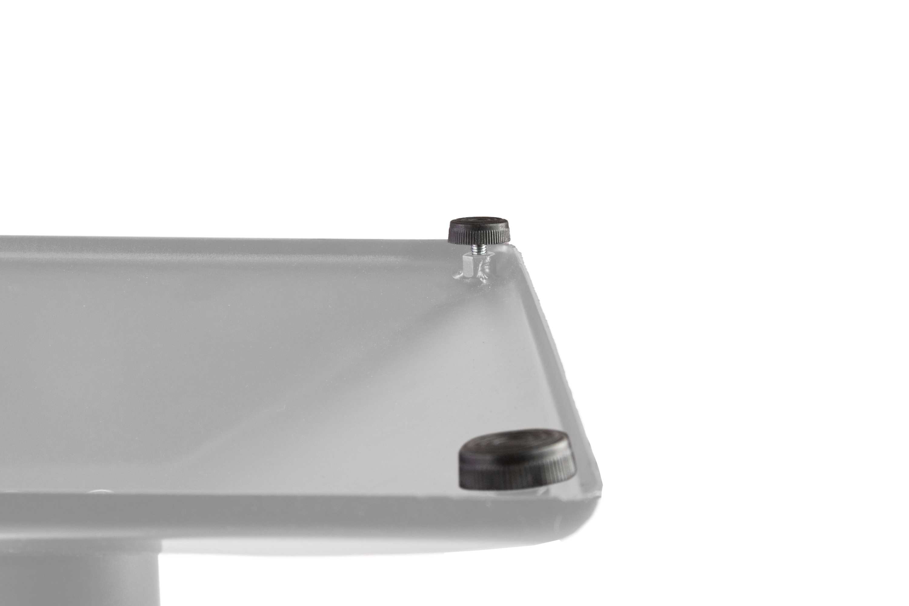 Tischgestell Bistrotische & Esstische Standfuß Doppelsäule Hoch 40x70x110 cm silber
