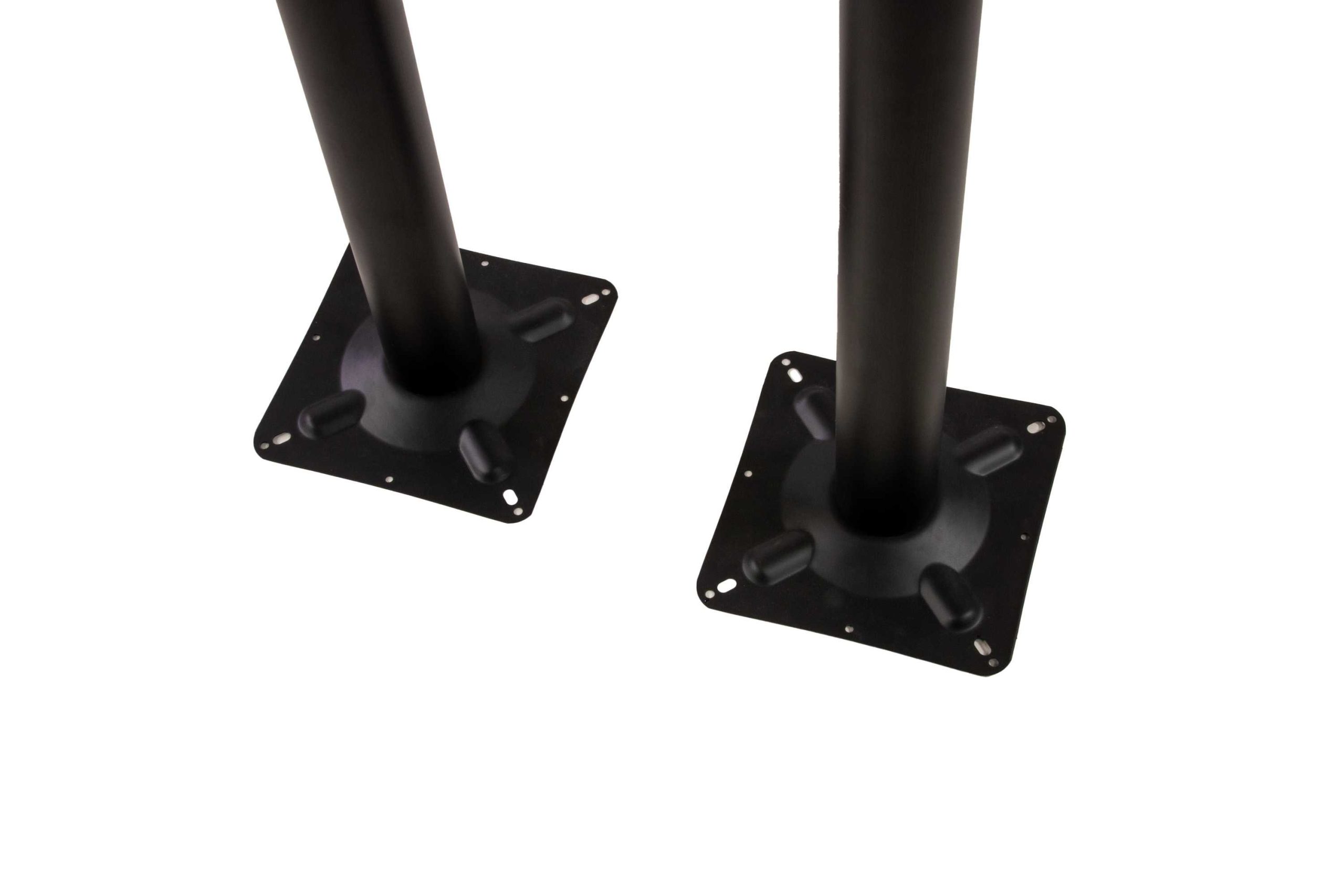 Tischgestell Bistrotische & Esstische Standfuß Doppelsäule Hoch 40x70x110 cm schwarz