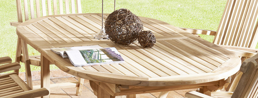  Gartenmöbel Set 7tlg Teak Gartentisch ausziehbar 180-240 cm ARUBA
